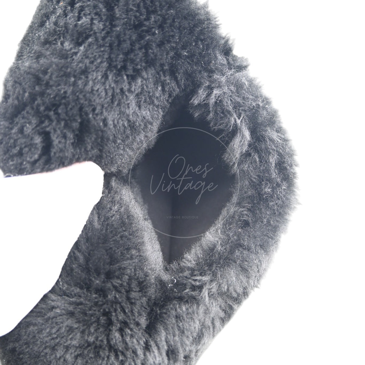 Chanel Coco Neige 25N Shearling Lambskin Muff Bag Series U3