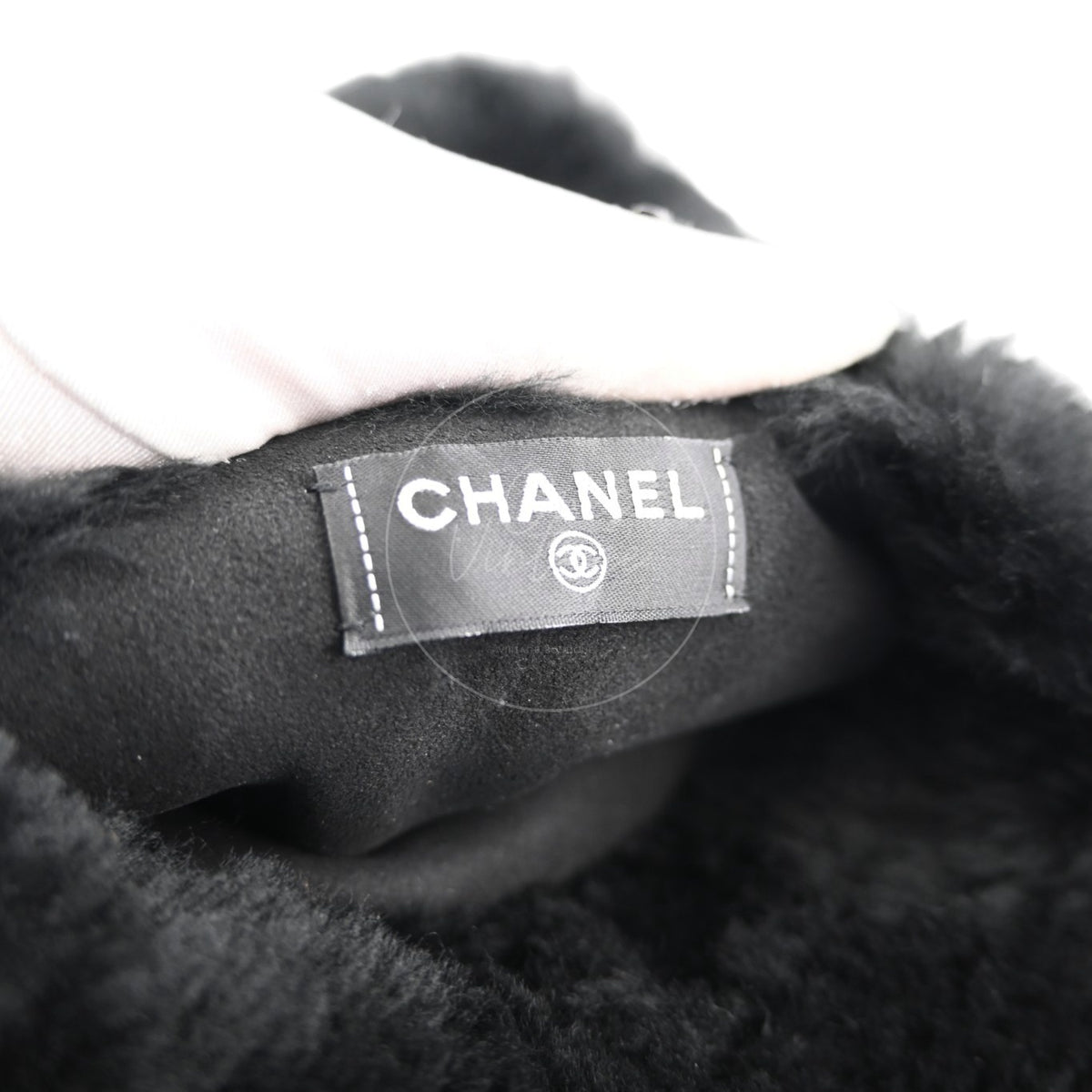 Chanel Coco Neige 25N Shearling Lambskin Muff Bag Series U3