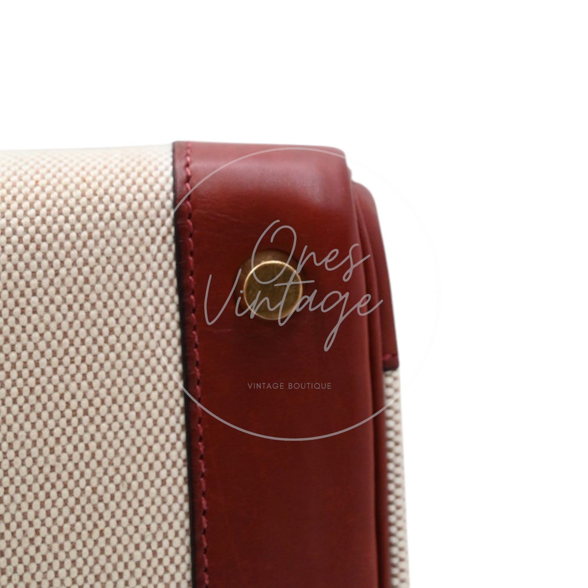 Hermes Birkin 30 Rouge H Swift Toile GHW Square F