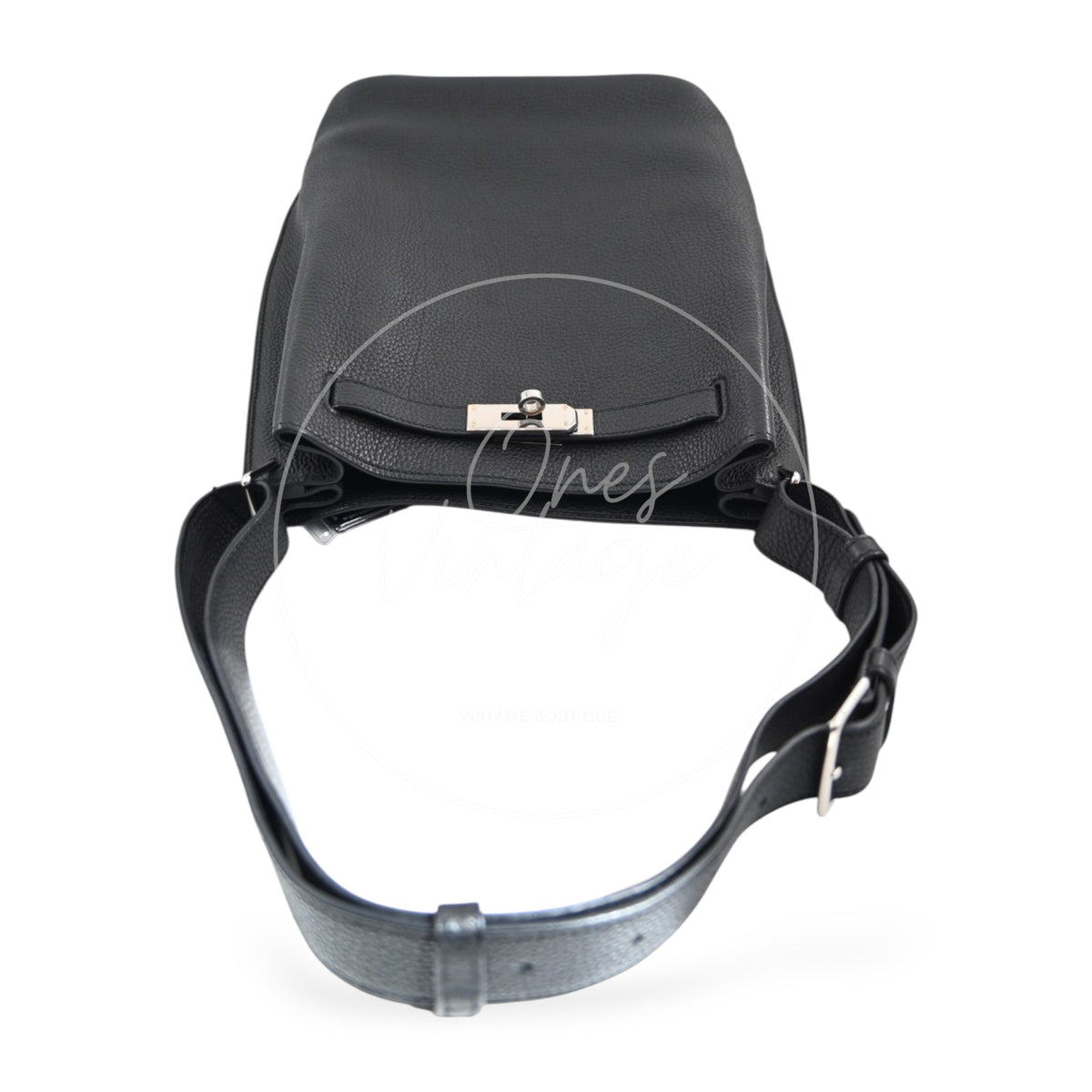 Hermès So Kelly 22 Togo Black GHW Square M