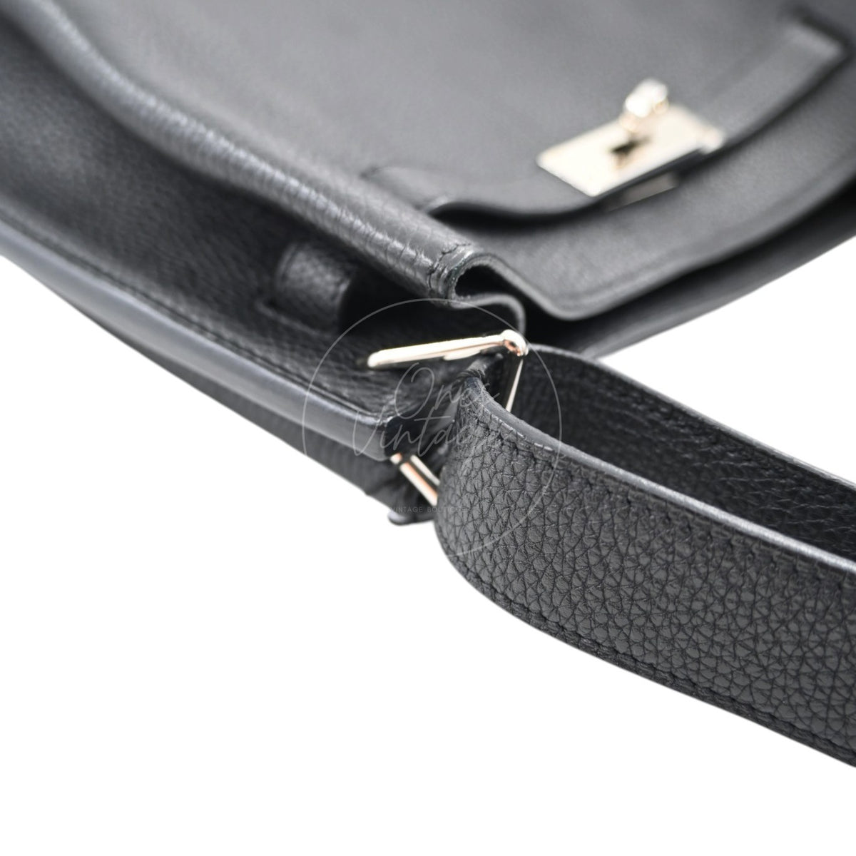 Hermès So Kelly 22 Togo Black GHW Square M