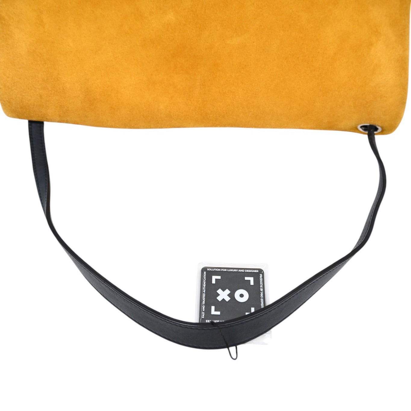 Celine All Soft Suede Leather Shoulder Bag SHW Yellow F-CU-0148