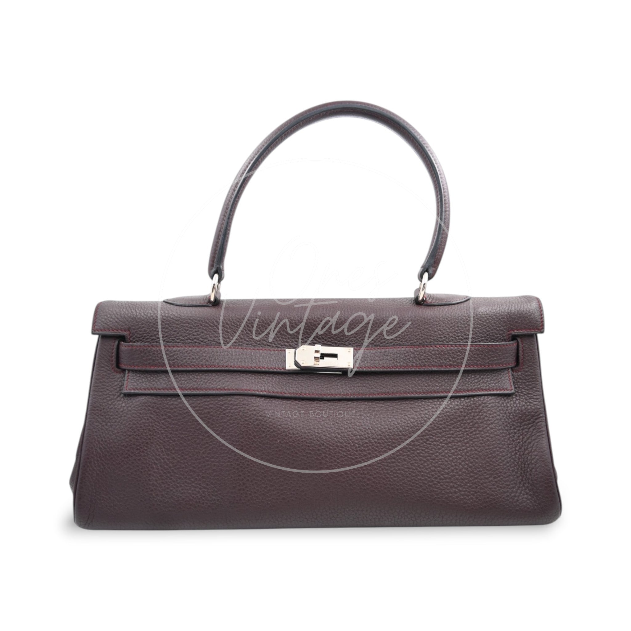 Hermes Kelly Shoulder PHW Ebene Square M