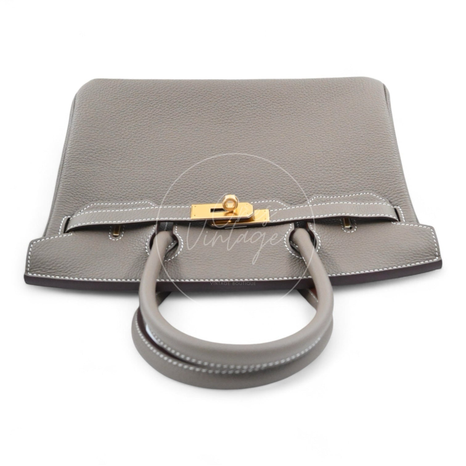 Hermes Birkin 30 Togo GHW Etoupe Stamp W