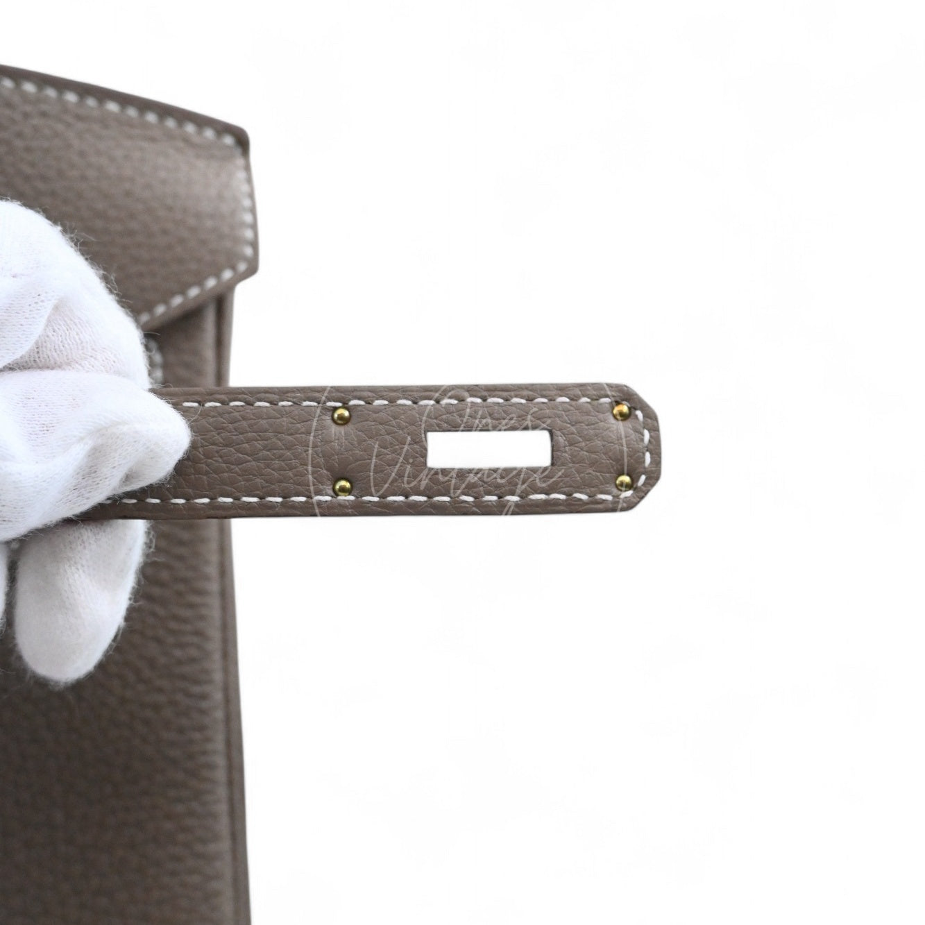 Hermes Birkin 30 Togo GHW Etoupe Stamp W
