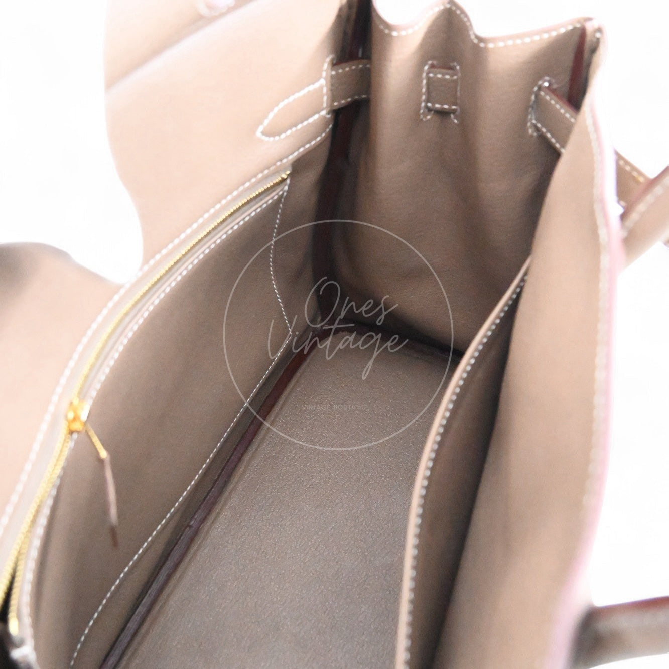 Hermes Birkin 30 Togo GHW Etoupe Stamp W