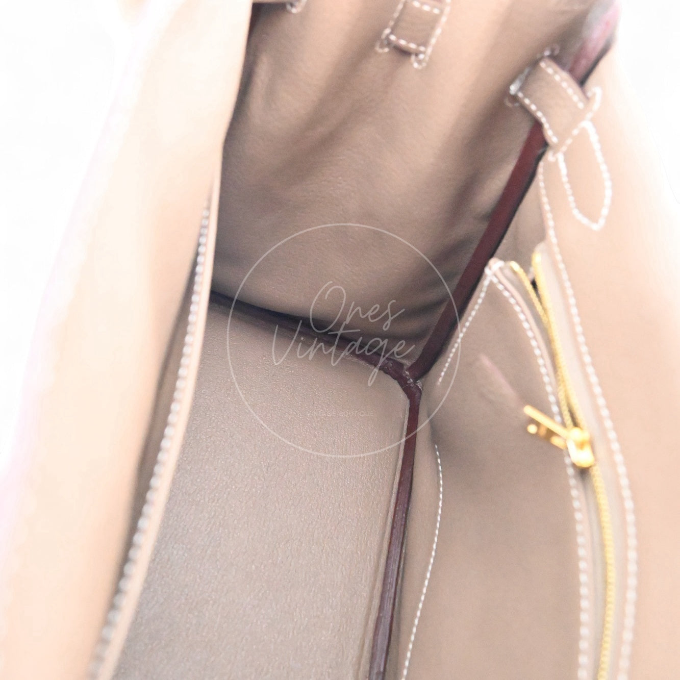 Hermes Birkin 30 Togo GHW Etoupe Stamp W