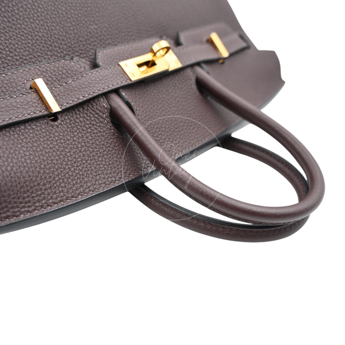 Hermes Birkin 25 Togo GHW Chocolate Stamp C