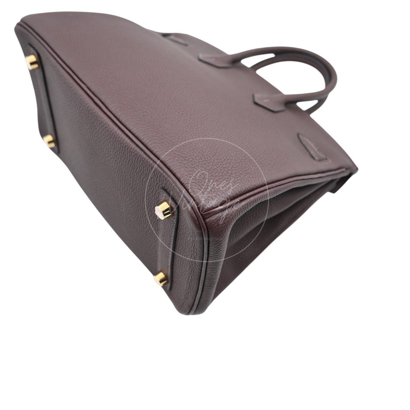 Hermes Birkin 25 Togo GHW Chocolate Stamp C