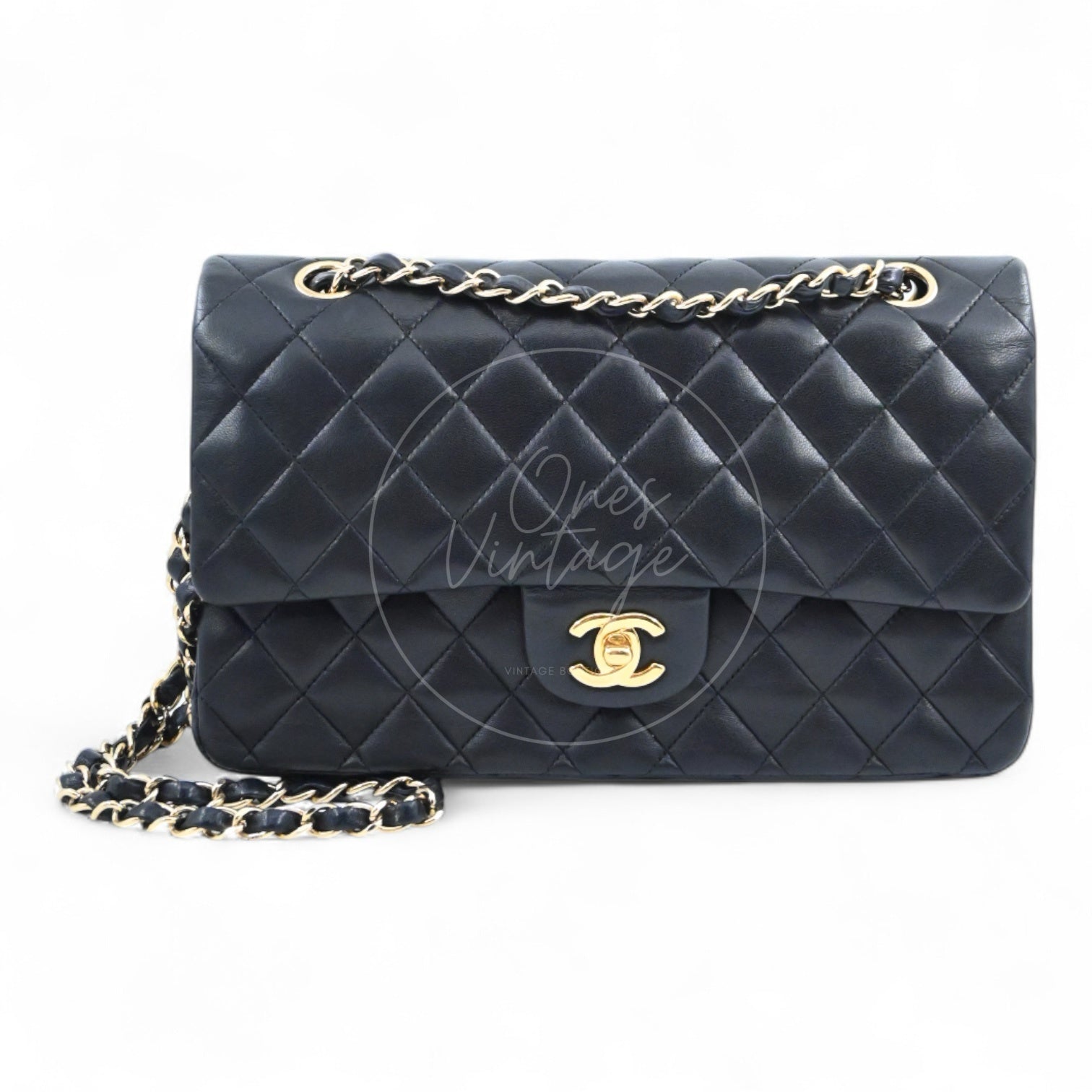 Chanel Classic Lambskin CF25 Bag GHW Black Series 13