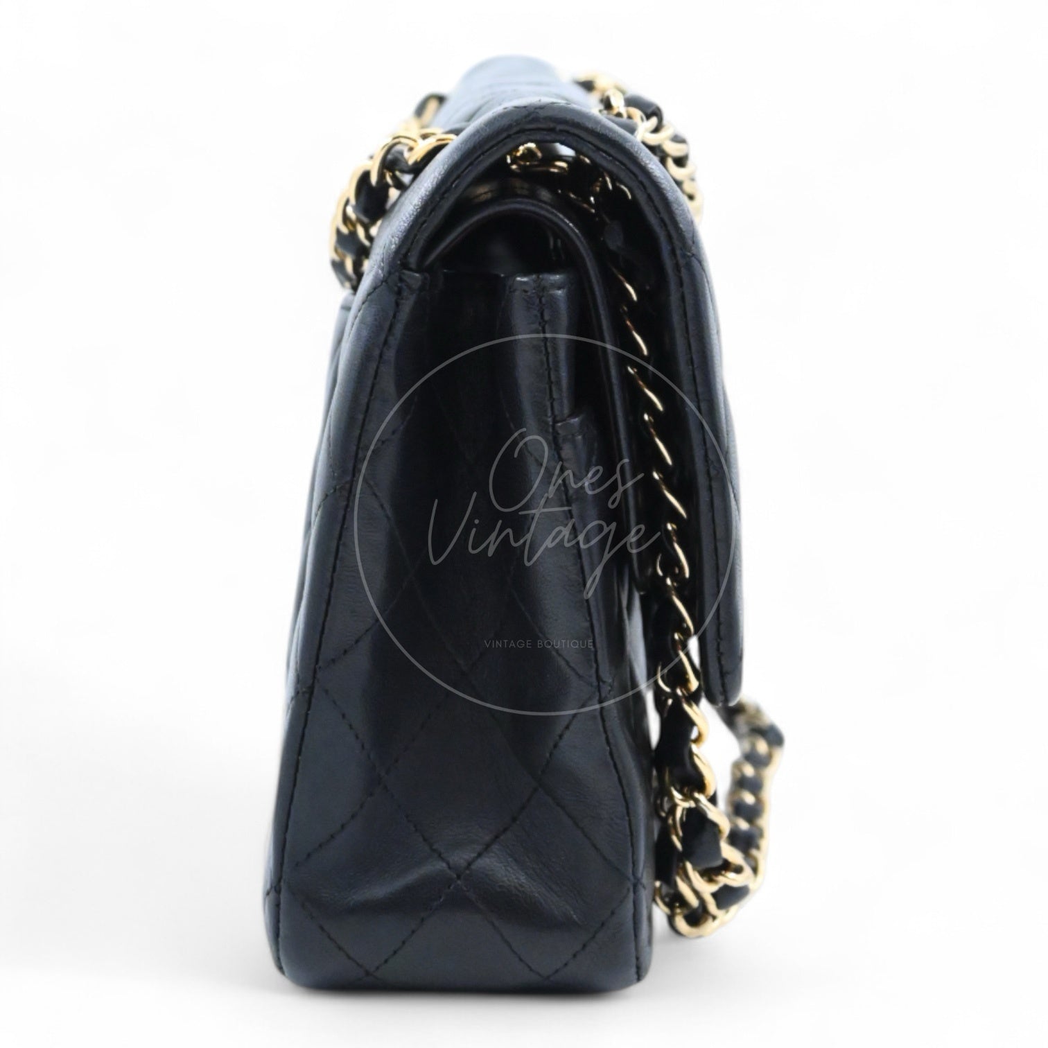 Chanel Classic Lambskin CF25 Bag GHW Black Series 13