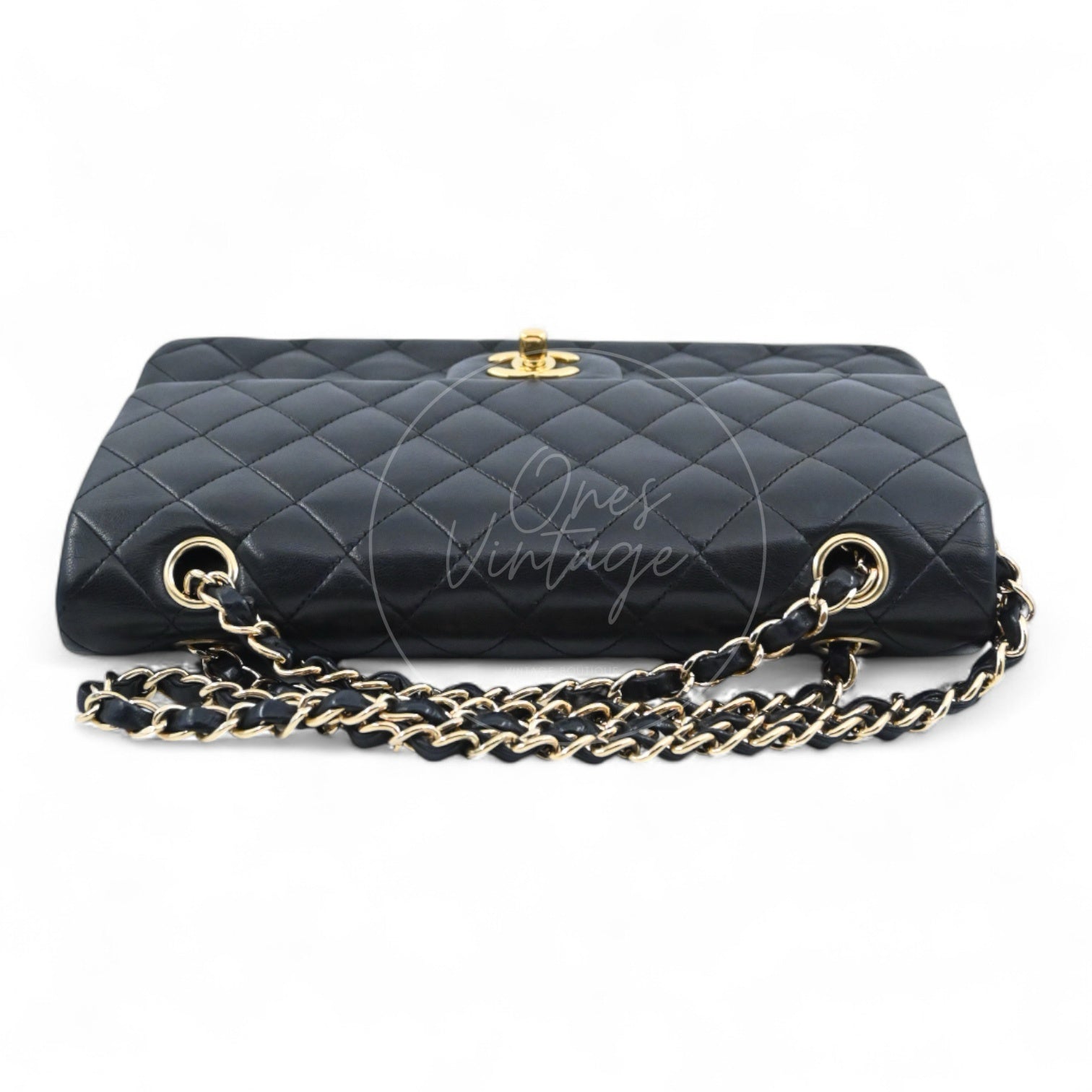 Chanel Classic Lambskin CF25 Bag GHW Black Series 13