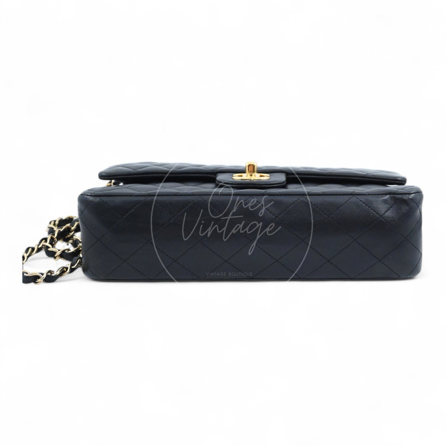 Chanel Classic Lambskin CF25 Bag GHW Black Series 13