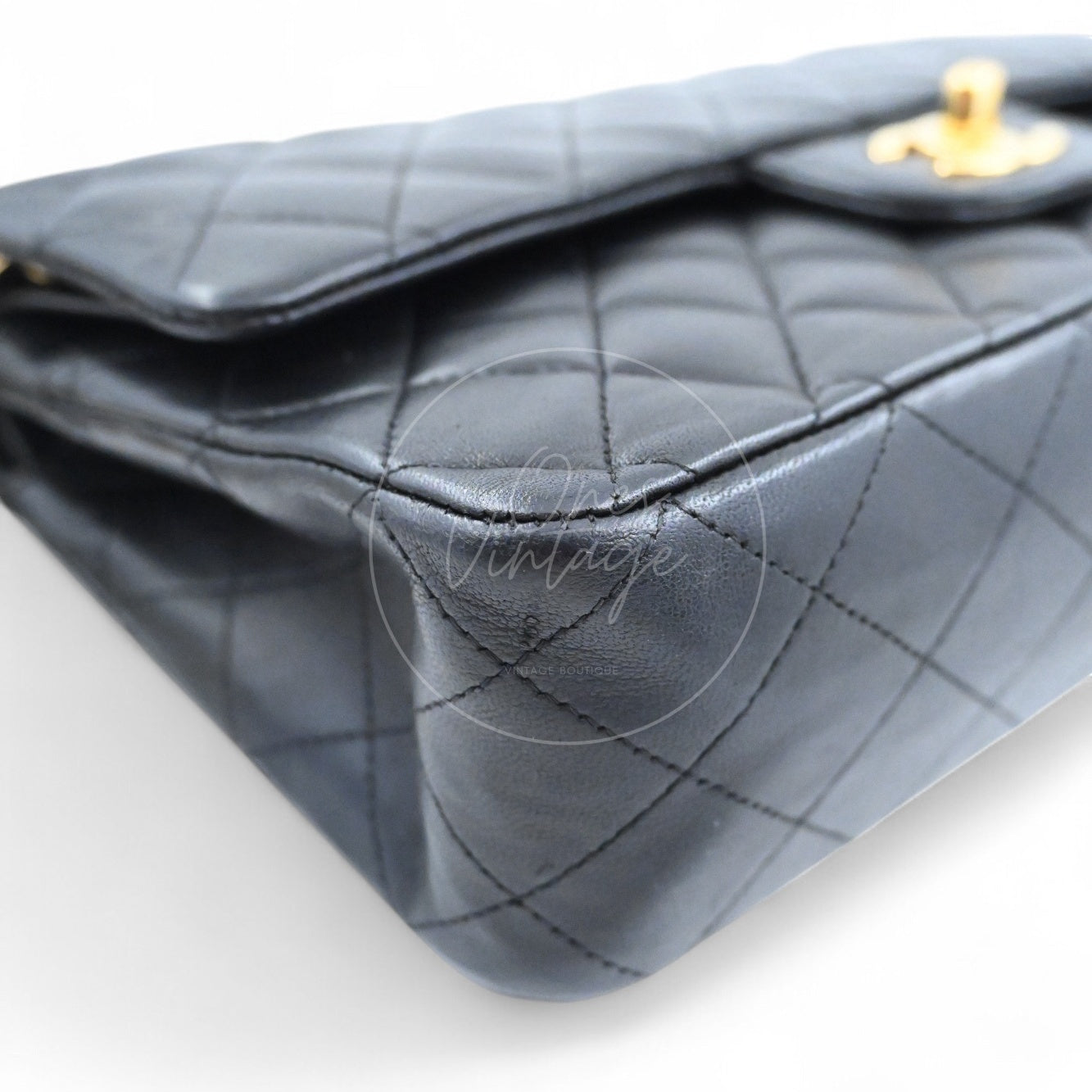 Chanel Classic Lambskin CF25 Bag GHW Black Series 13