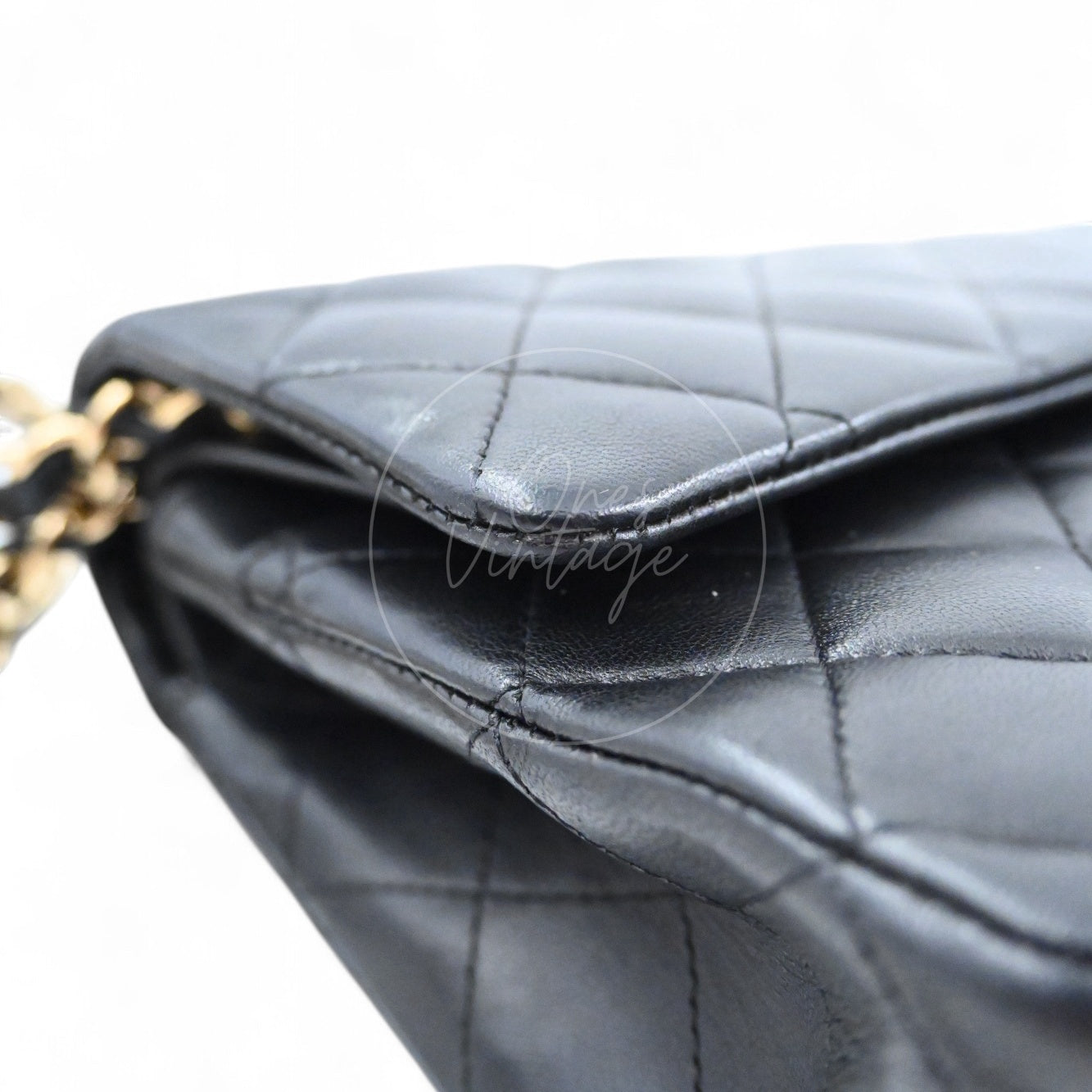 Chanel Classic Lambskin CF25 Bag GHW Black Series 13