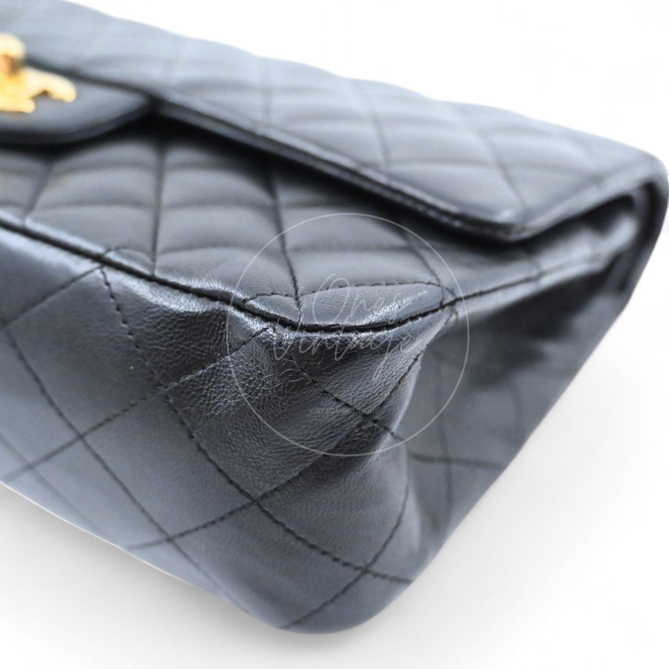 Chanel Classic Lambskin CF25 Bag GHW Black Series 13