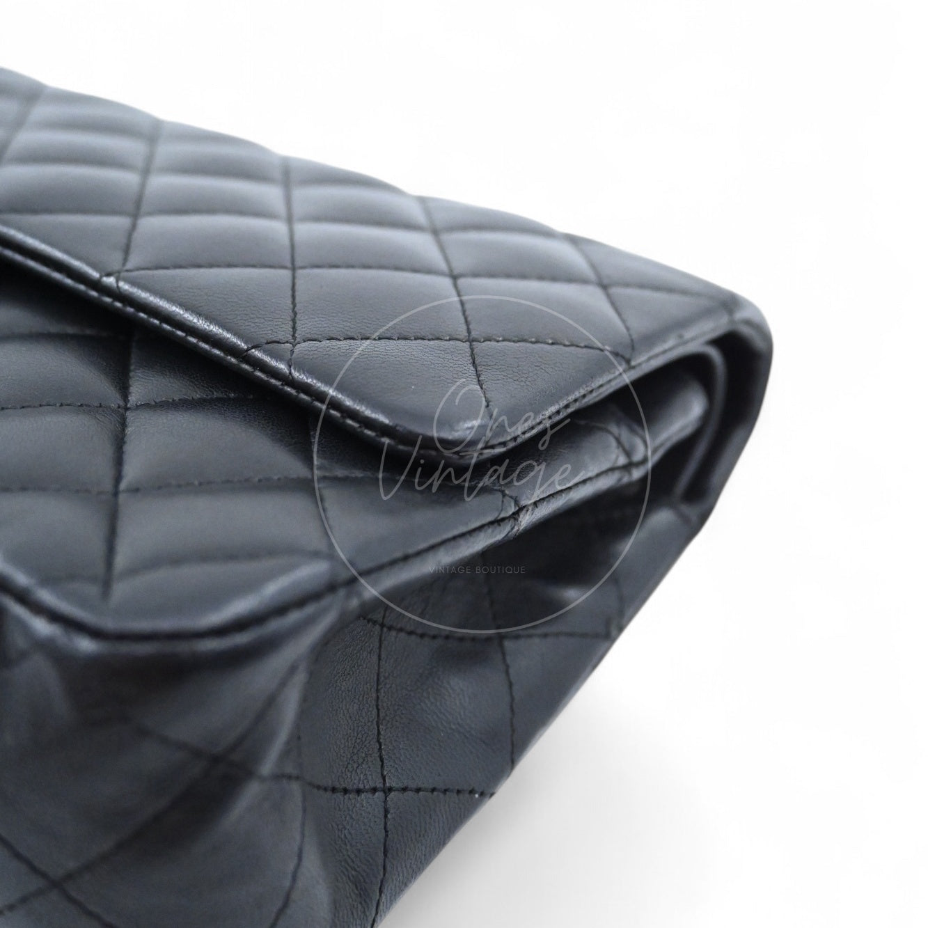 Chanel Classic Lambskin CF25 Bag GHW Black Series 13