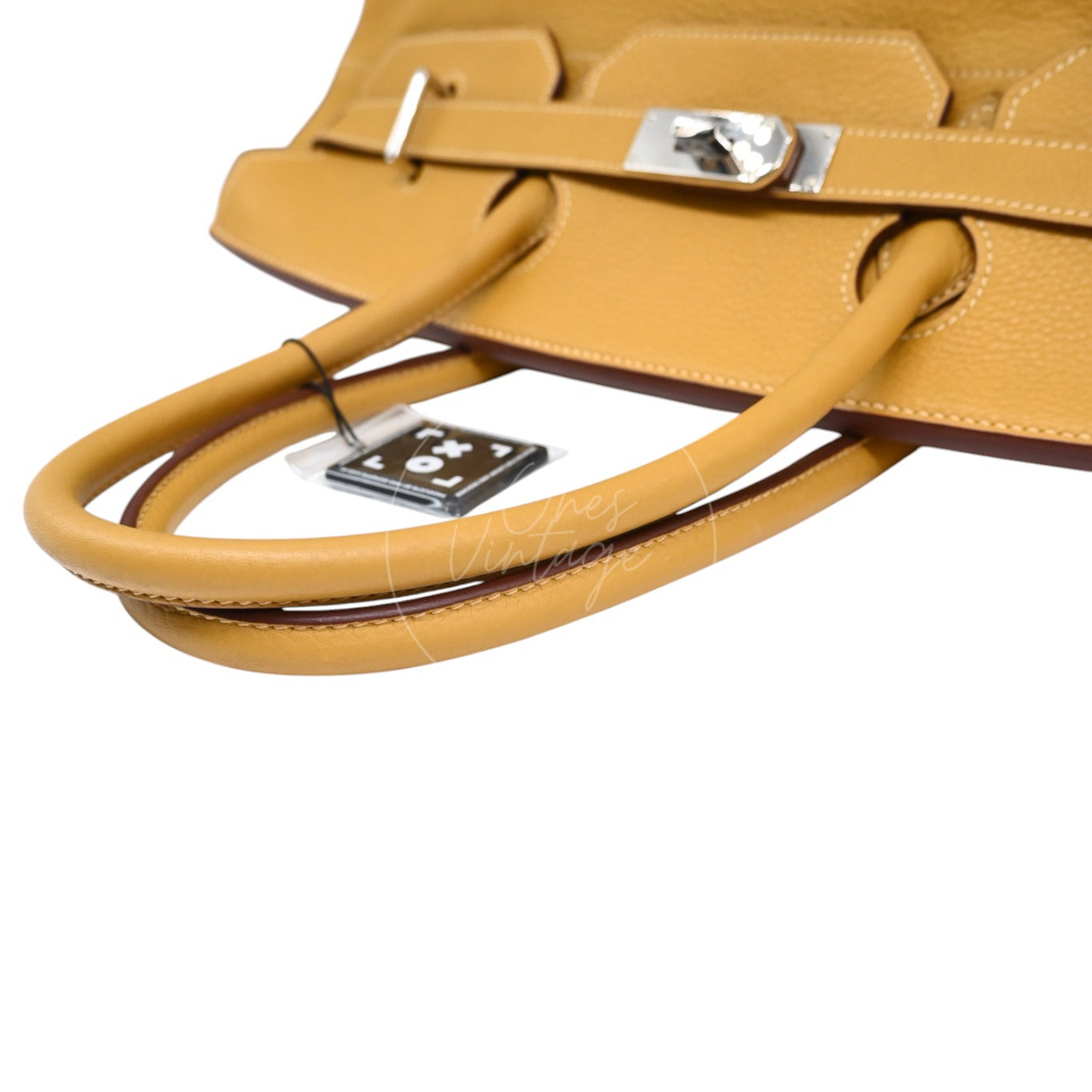 Hermes JPG Shoulder Birkin 42 Handbag PHW 2C Curry Square L