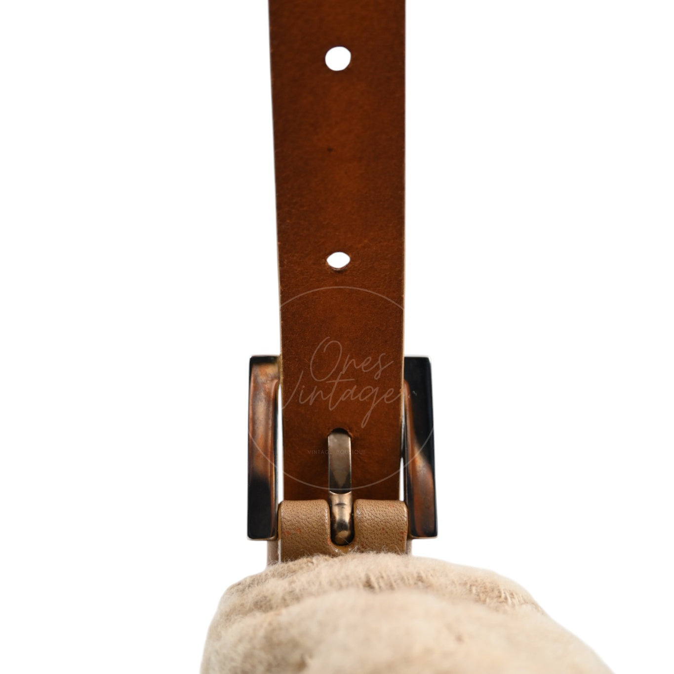 Fendi Zucca Baguette Wool and Leather PHW Beige