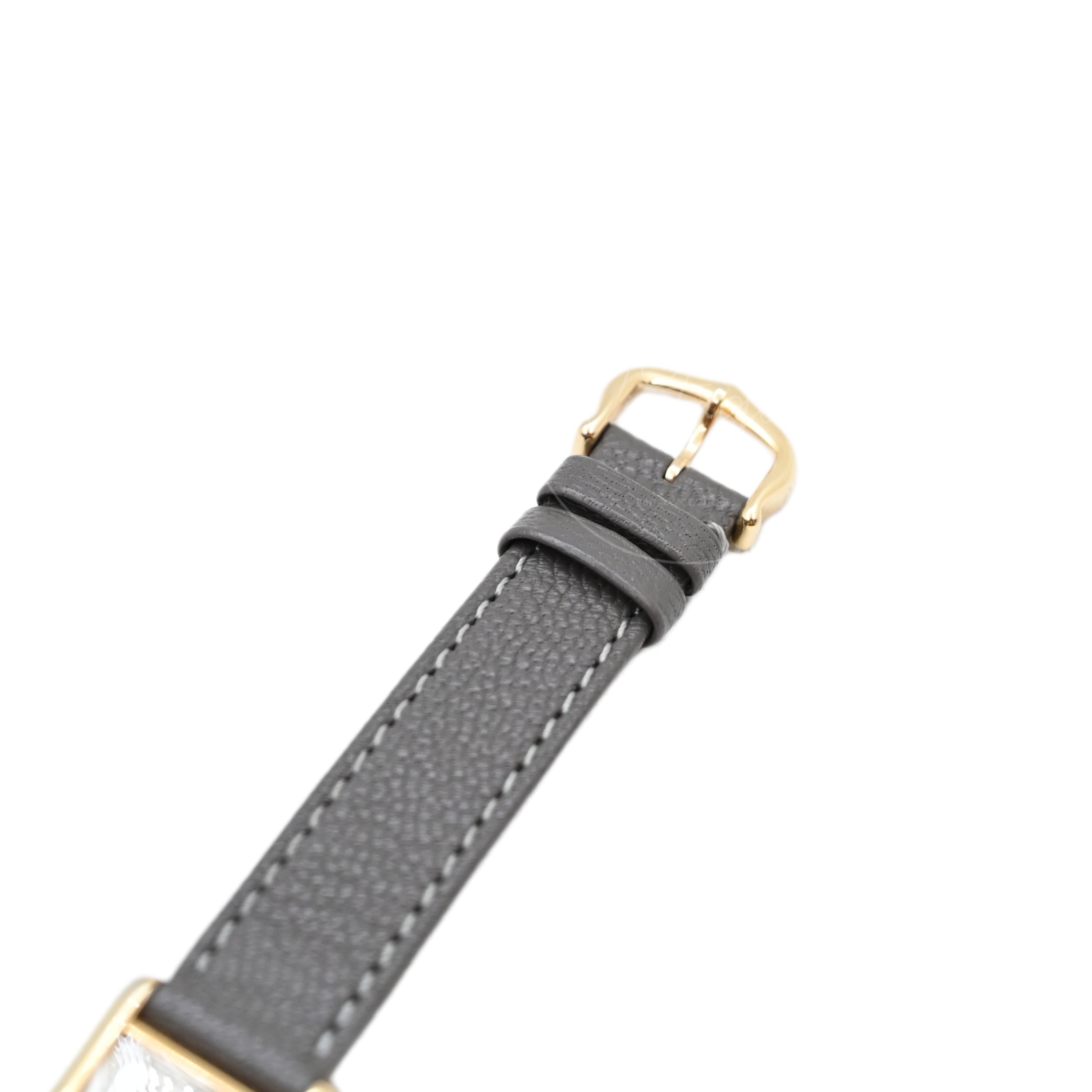 Cartier Vermeil Tank Quartz Grey