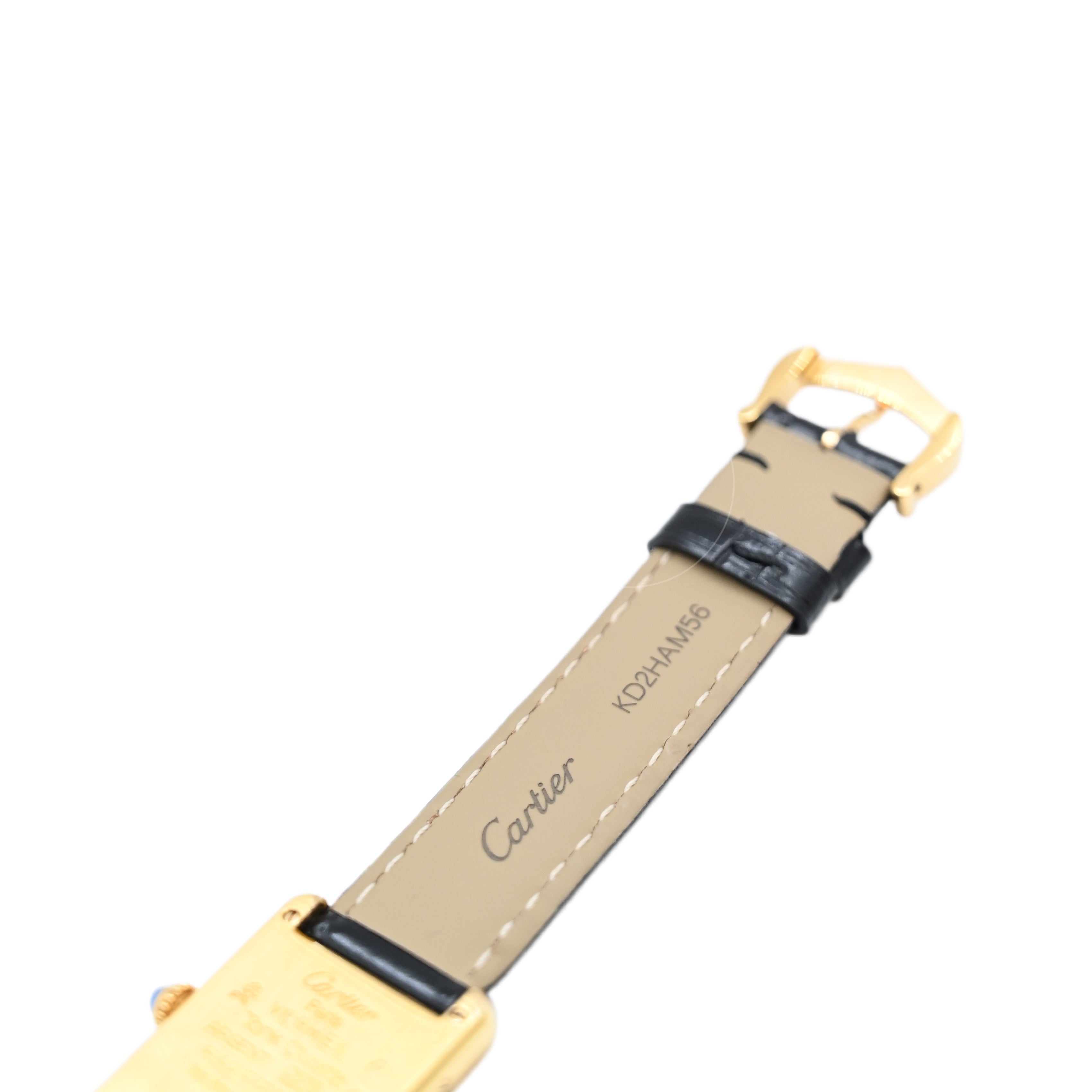 Cartier Must De Tank Quartz Ivory Columm Roman Dial
