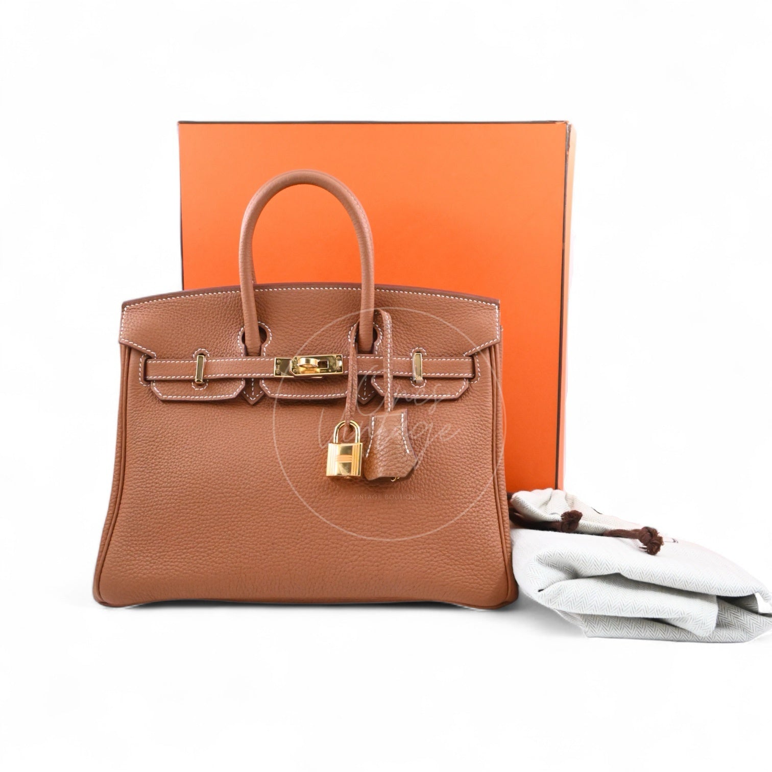 Hermes Birkin 25 Togo GHW Gold Stamp Z