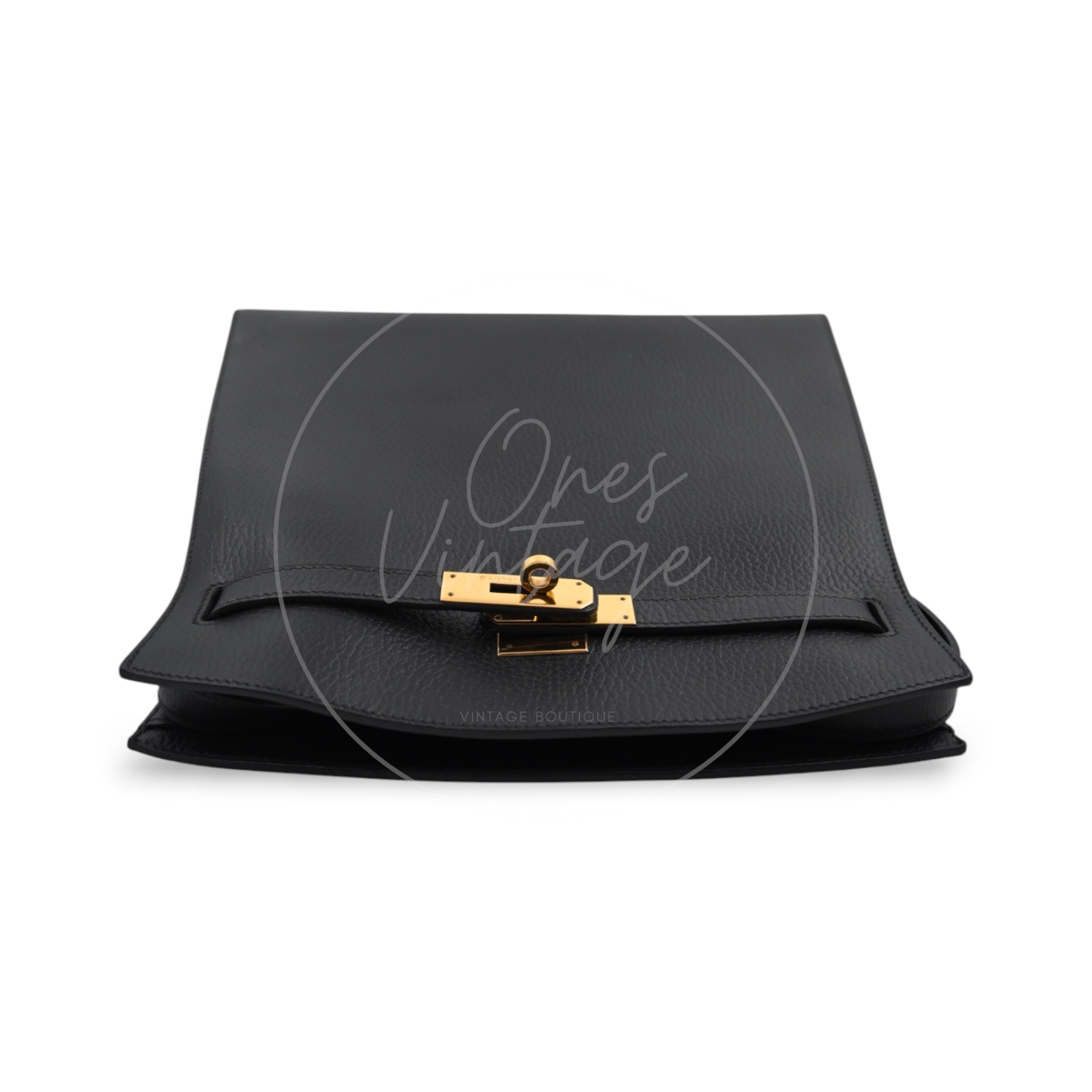 Hermes Ardennes Kelly Sport GM GHW Black Circle Z