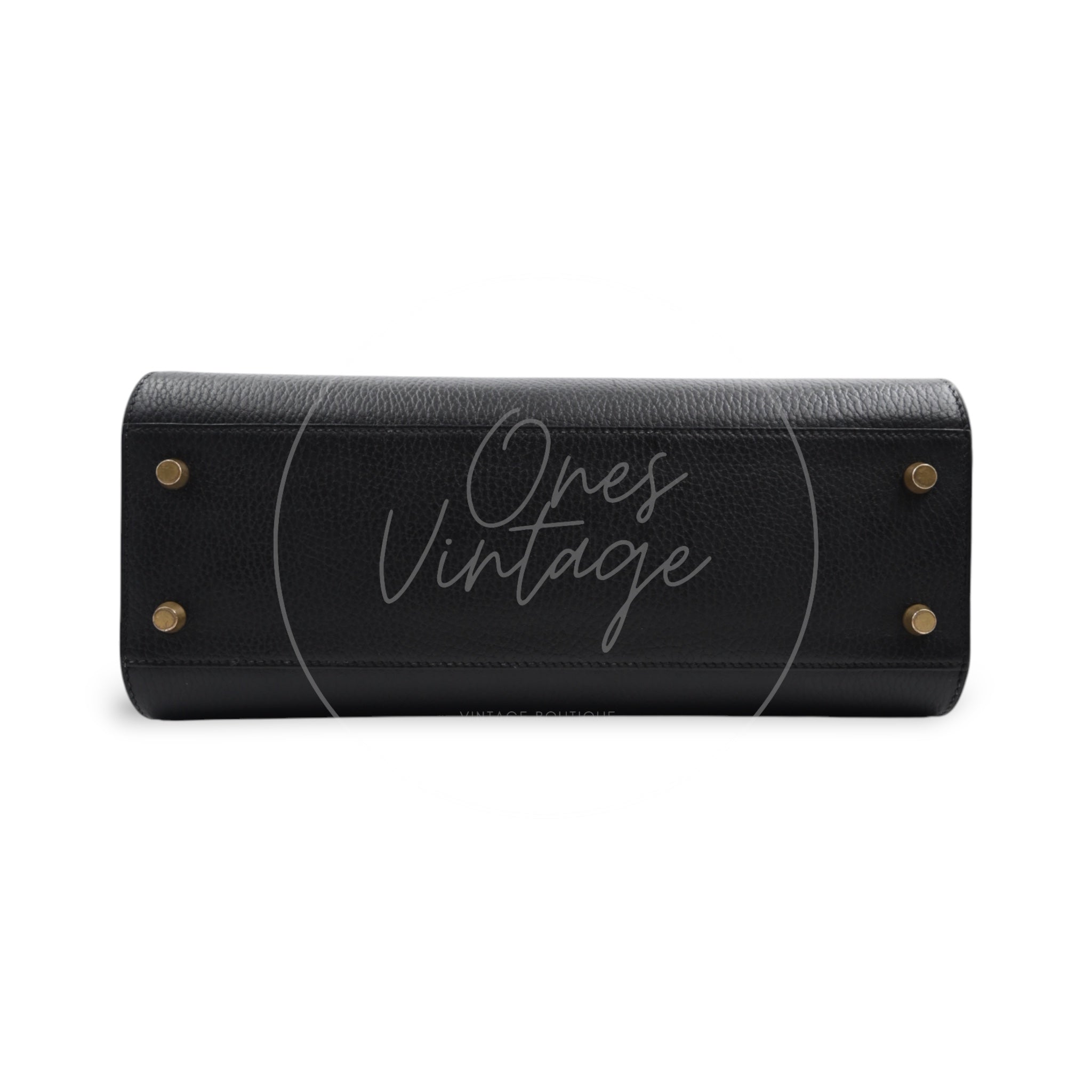 Hermes Ardennes Kelly Sport GM GHW Black Circle Z