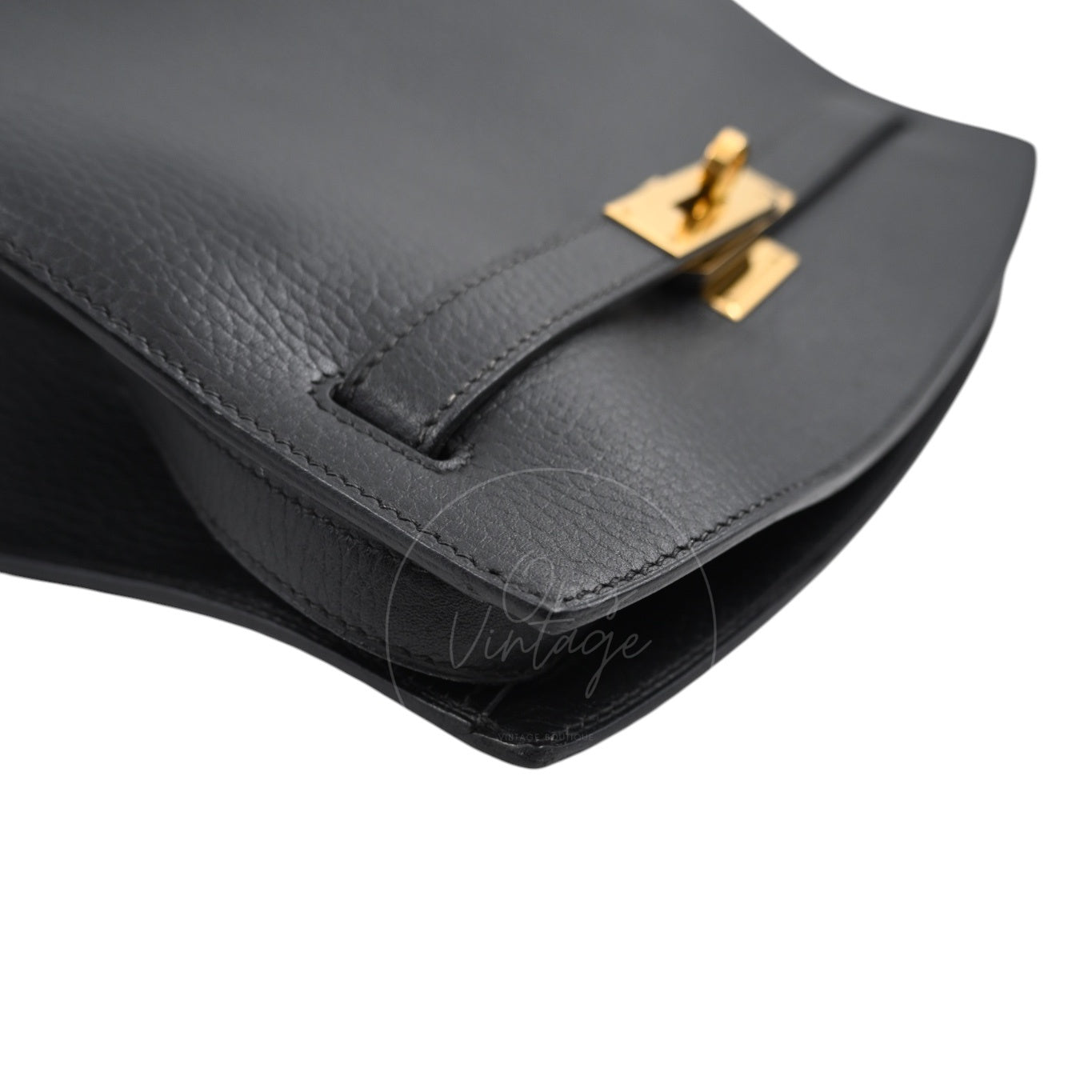 Hermes Ardennes Kelly Sport GM GHW Black Circle Z
