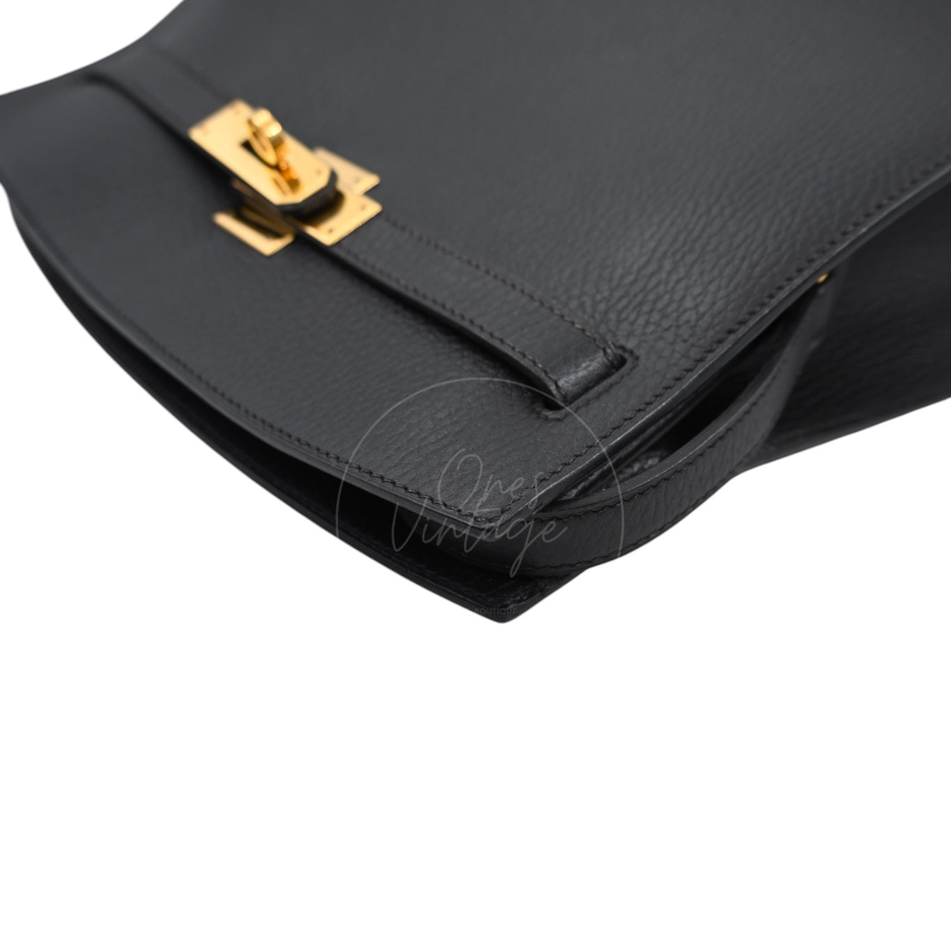 Hermes Ardennes Kelly Sport GM GHW Black Circle Z