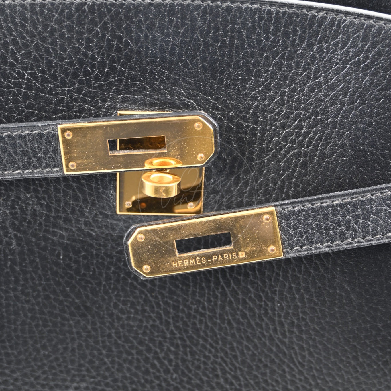 Hermes Ardennes Kelly Sport GM GHW Black Circle Z