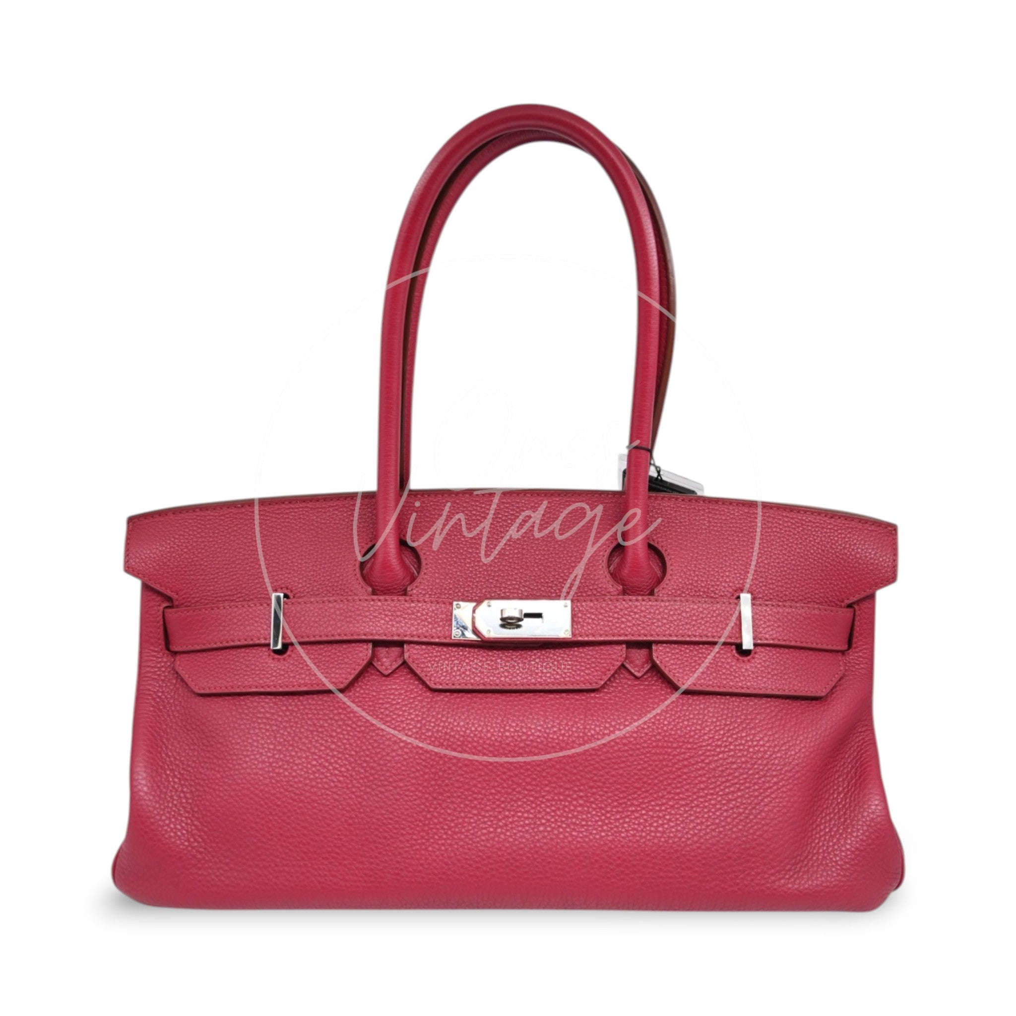 Hermès JPG Shoulder Birkin 42 PHW Rubis Square O