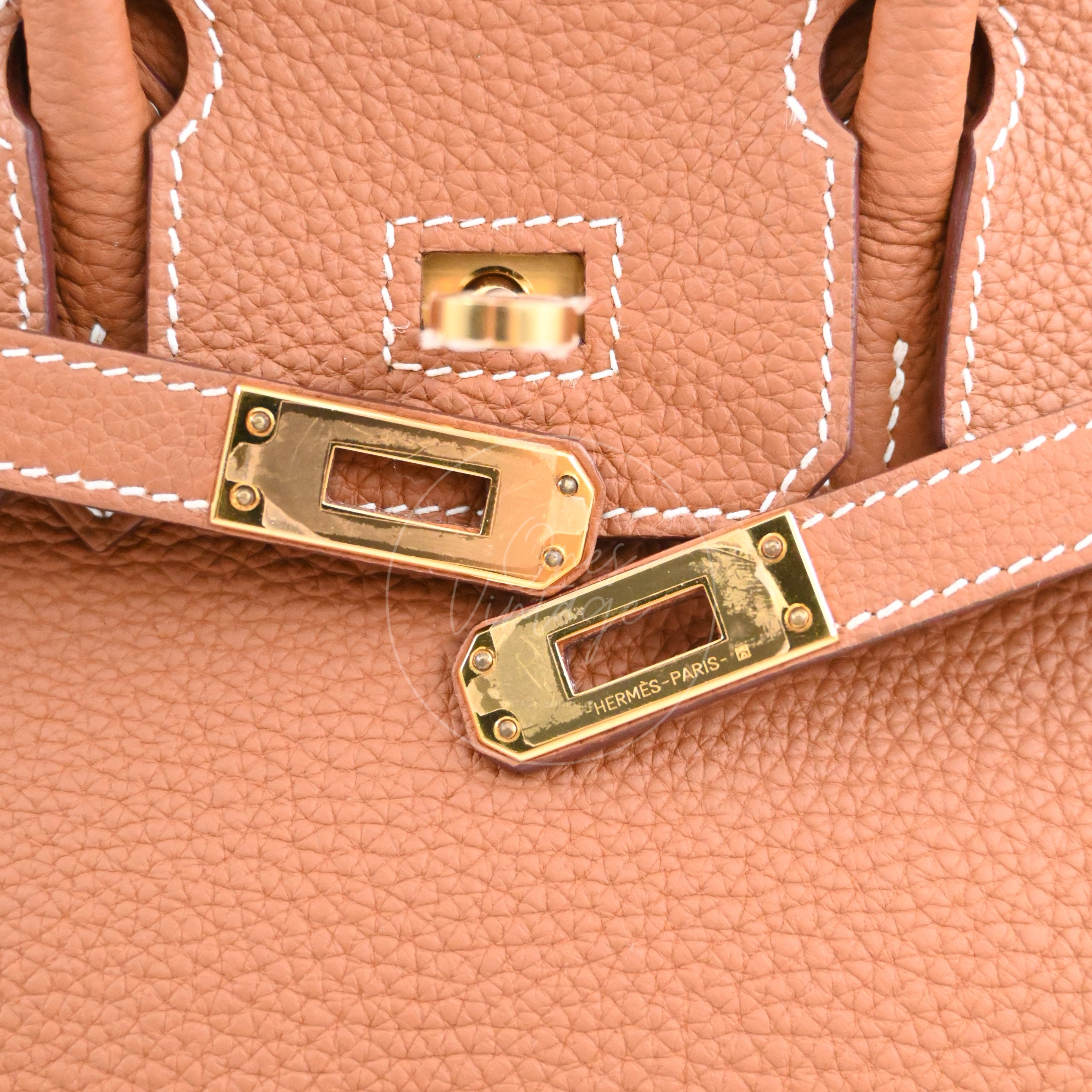 Hermes Birkin 25 Togo GHW Gold Stamp Z