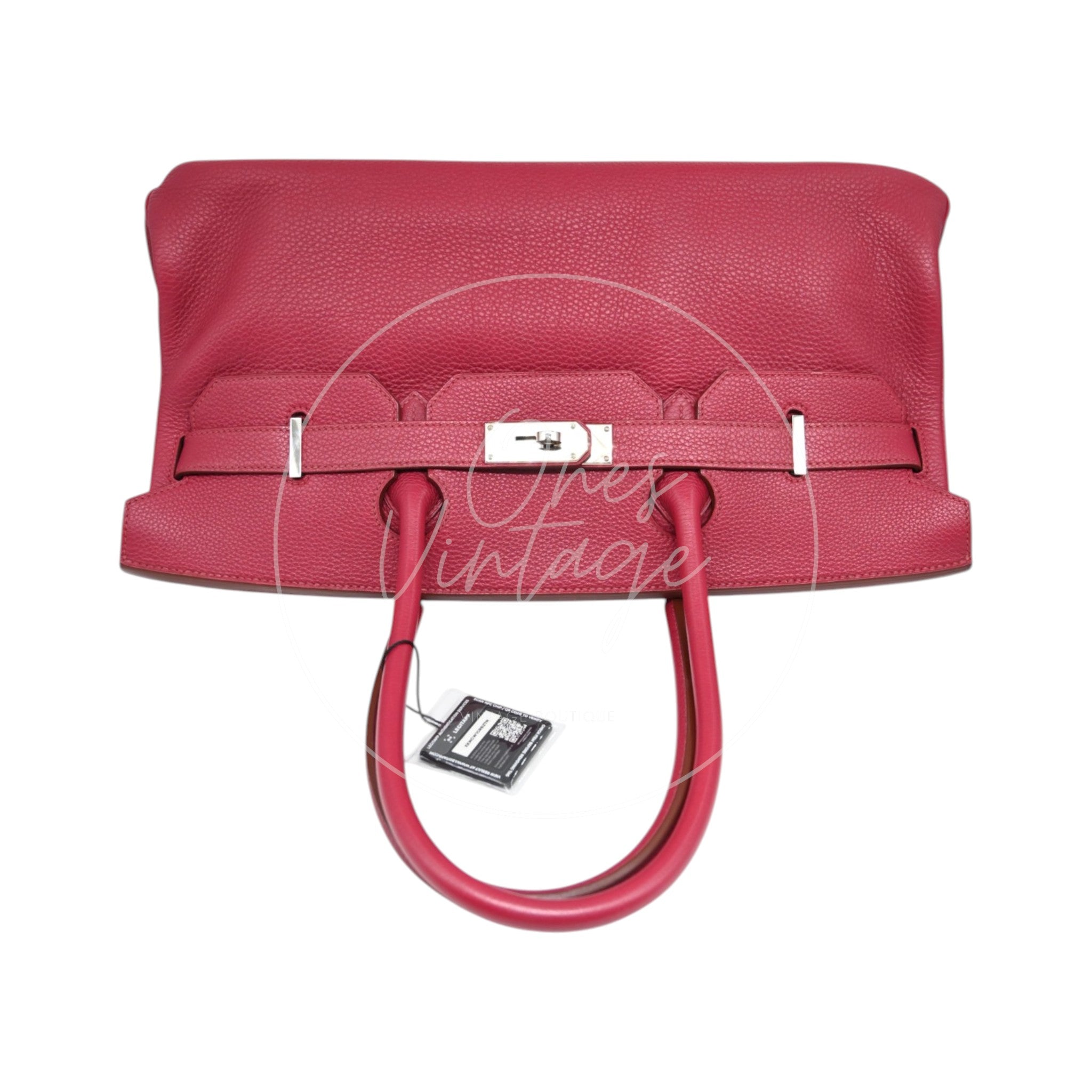 Hermès JPG Shoulder Birkin 42 PHW Rubis Square O