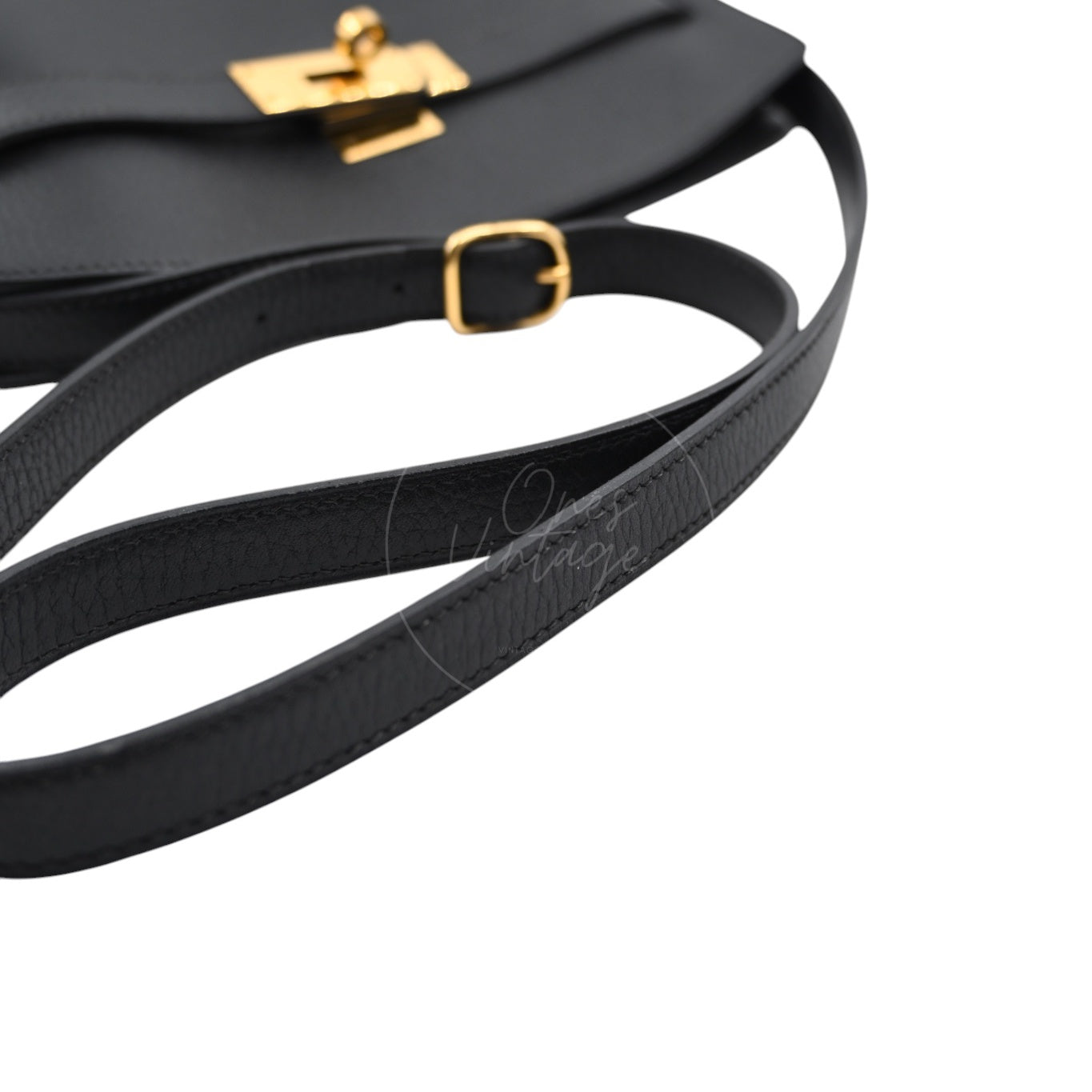 Hermes Ardennes Kelly Sport GM GHW Black Circle Z