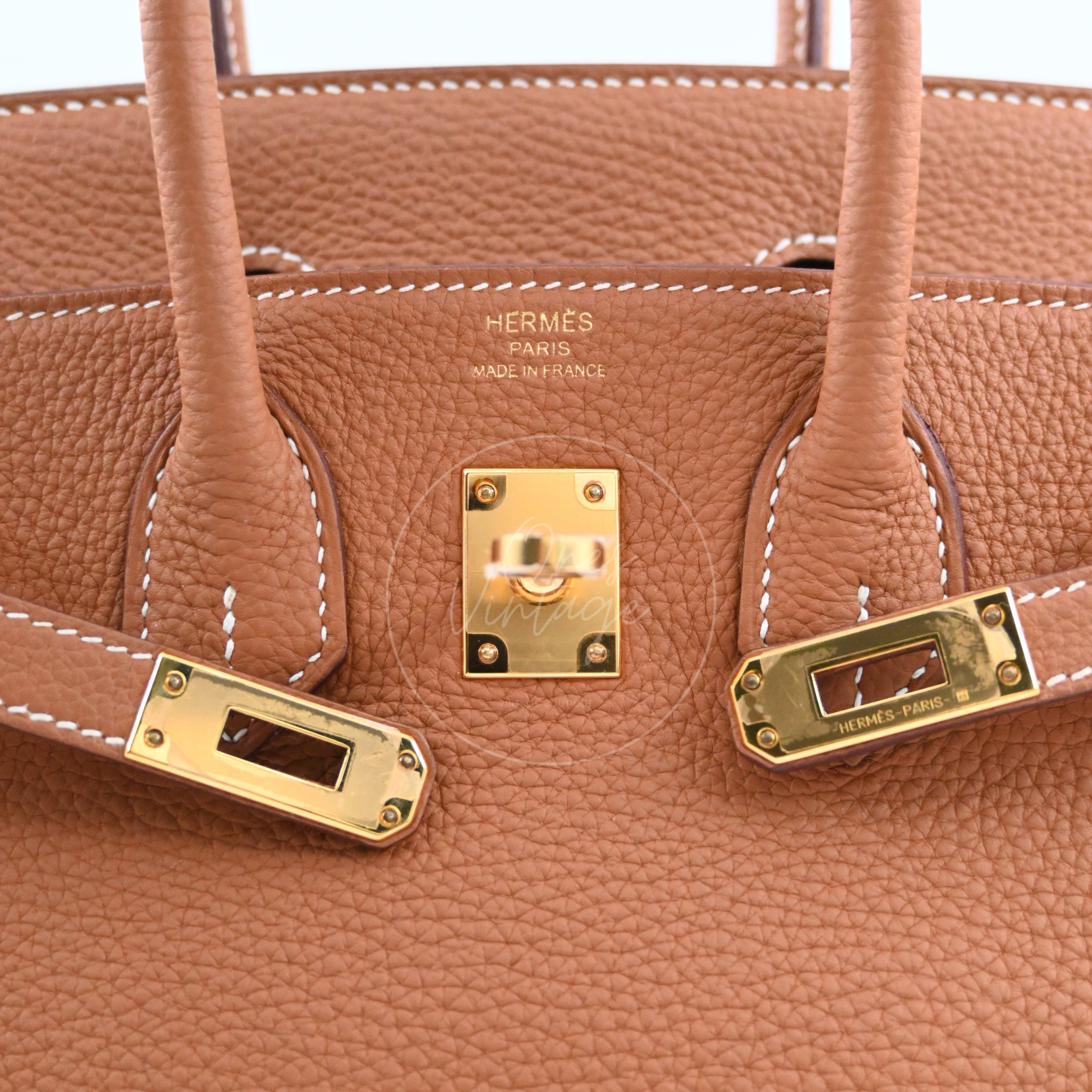 Hermes Birkin 25 Togo GHW Gold Stamp Z