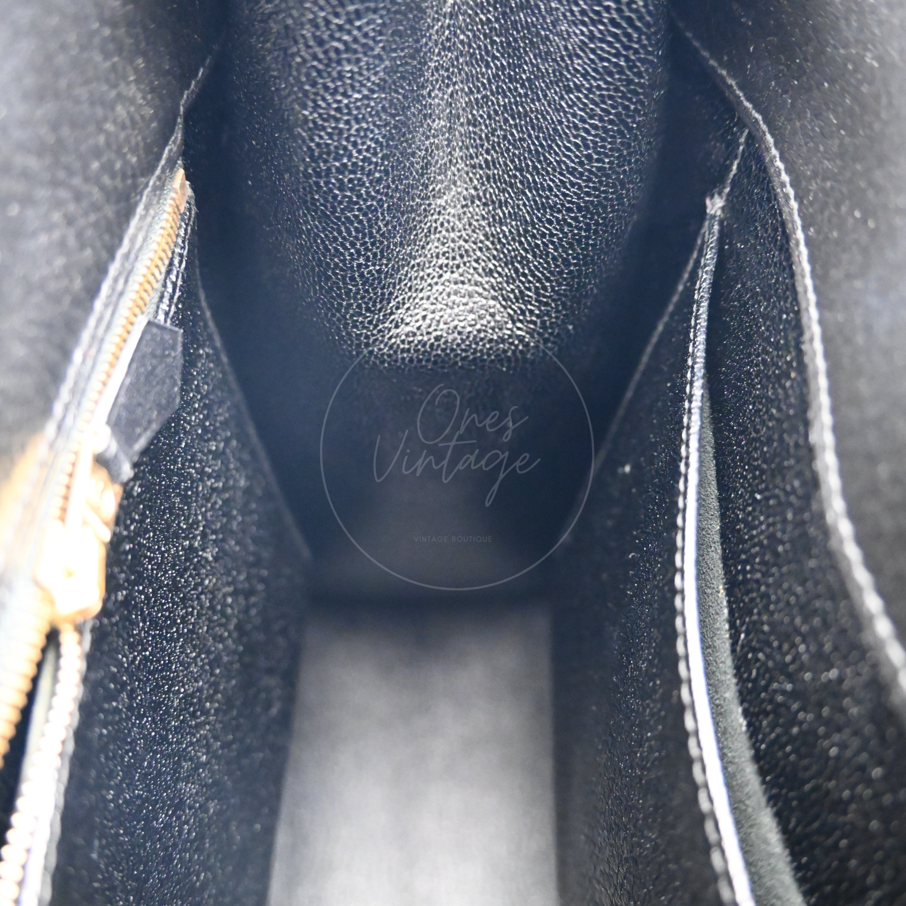 Hermes Ardennes Kelly Sport GM GHW Black Circle Z