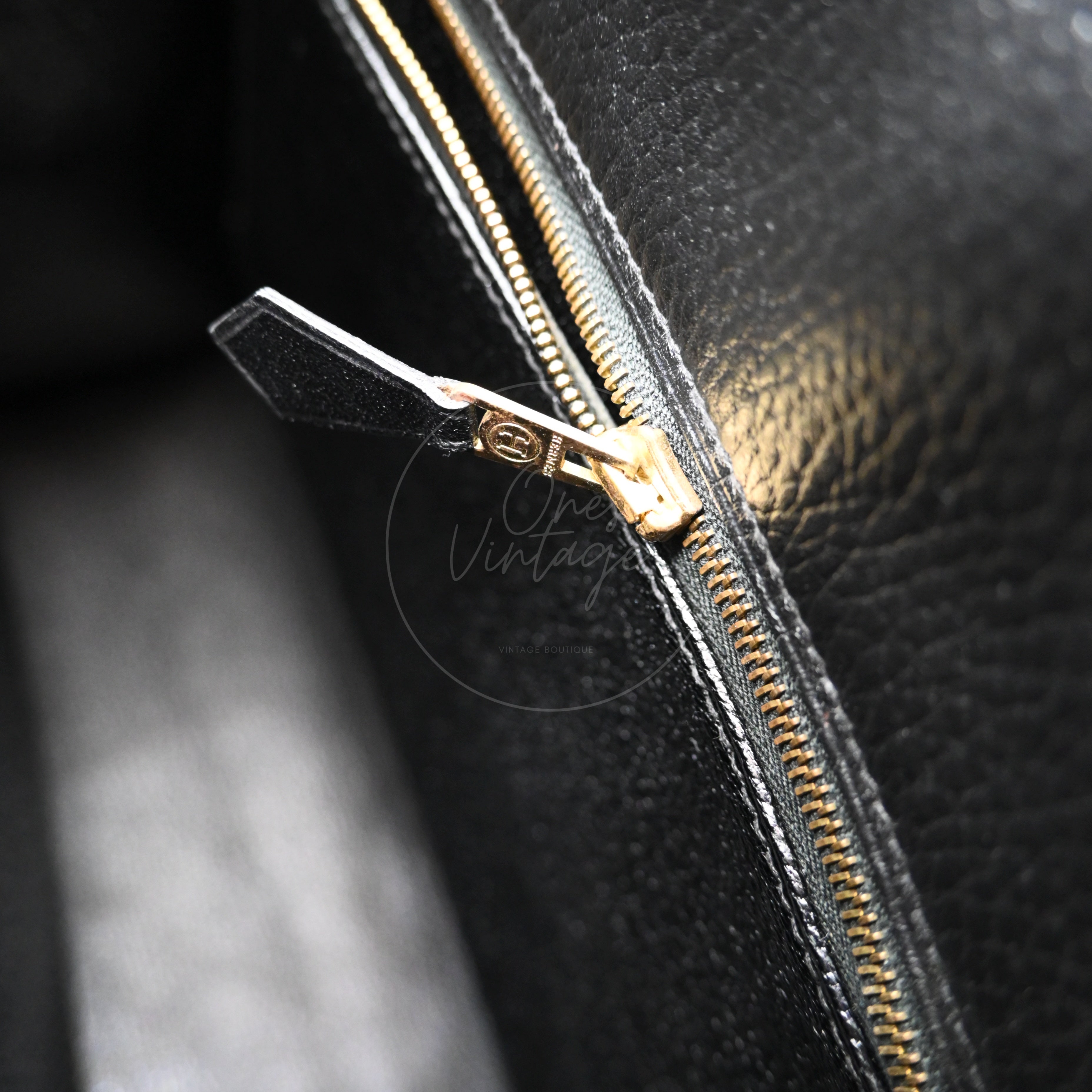 Hermes Ardennes Kelly Sport GM GHW Black Circle Z