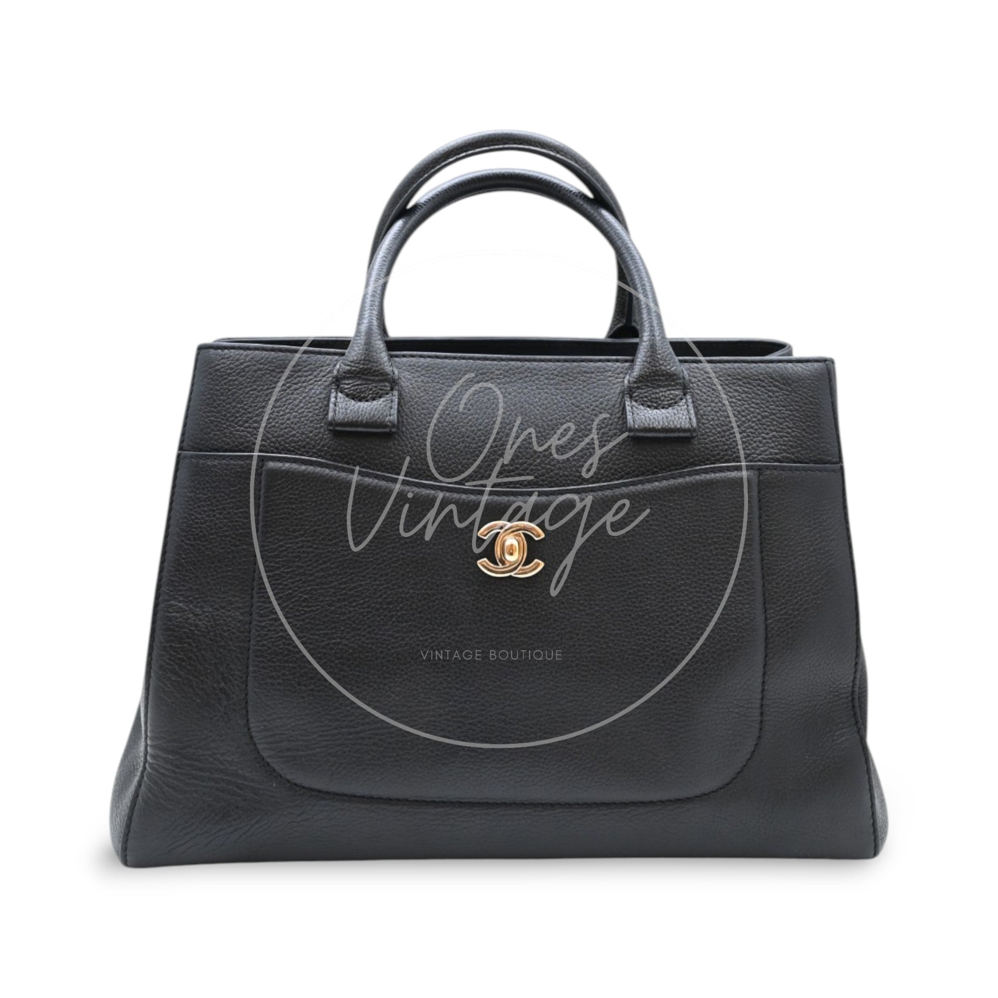 Chanel Neo Executive tote bag GHW Black Series 24