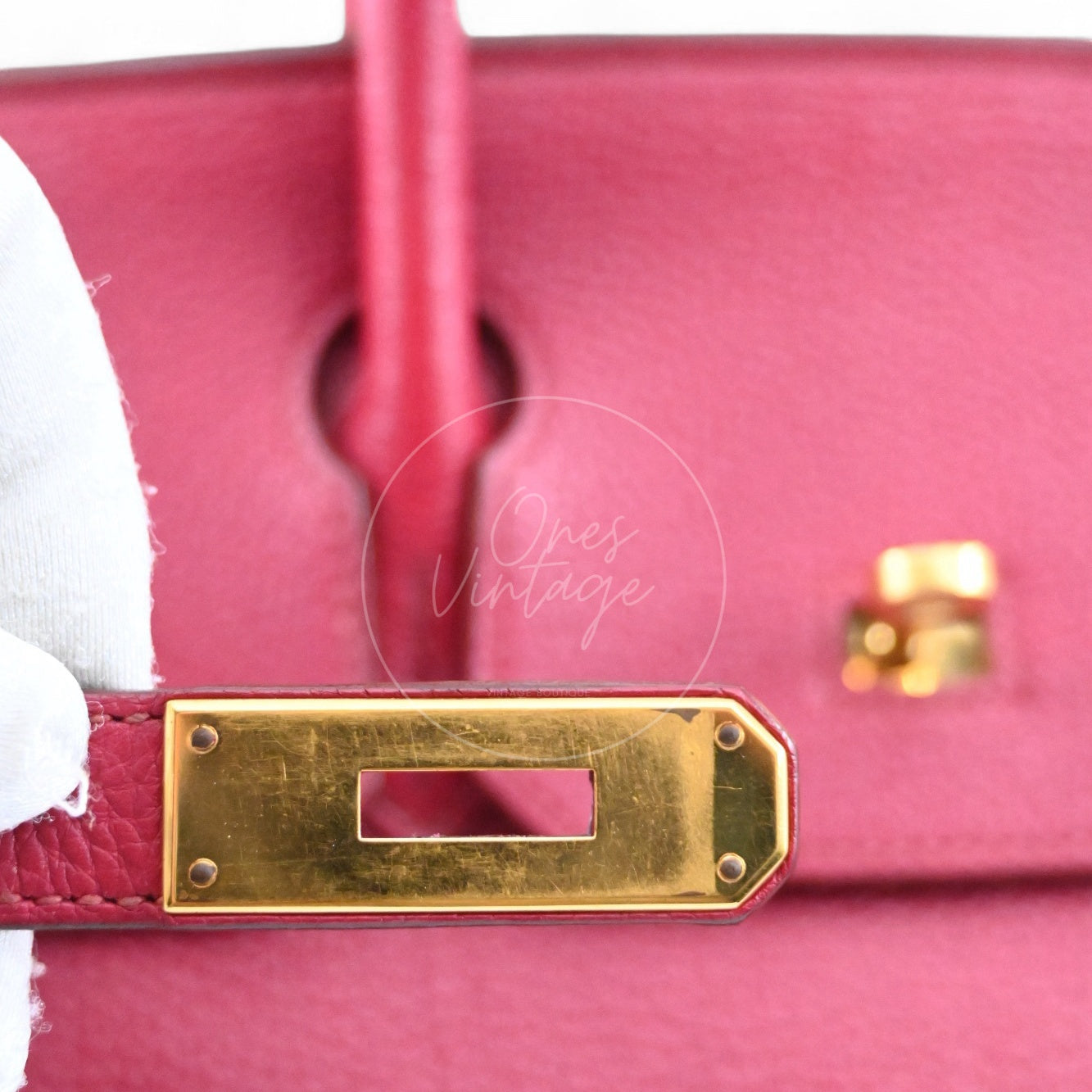 Hermes Birkin 30 Togo GHW Red Square O