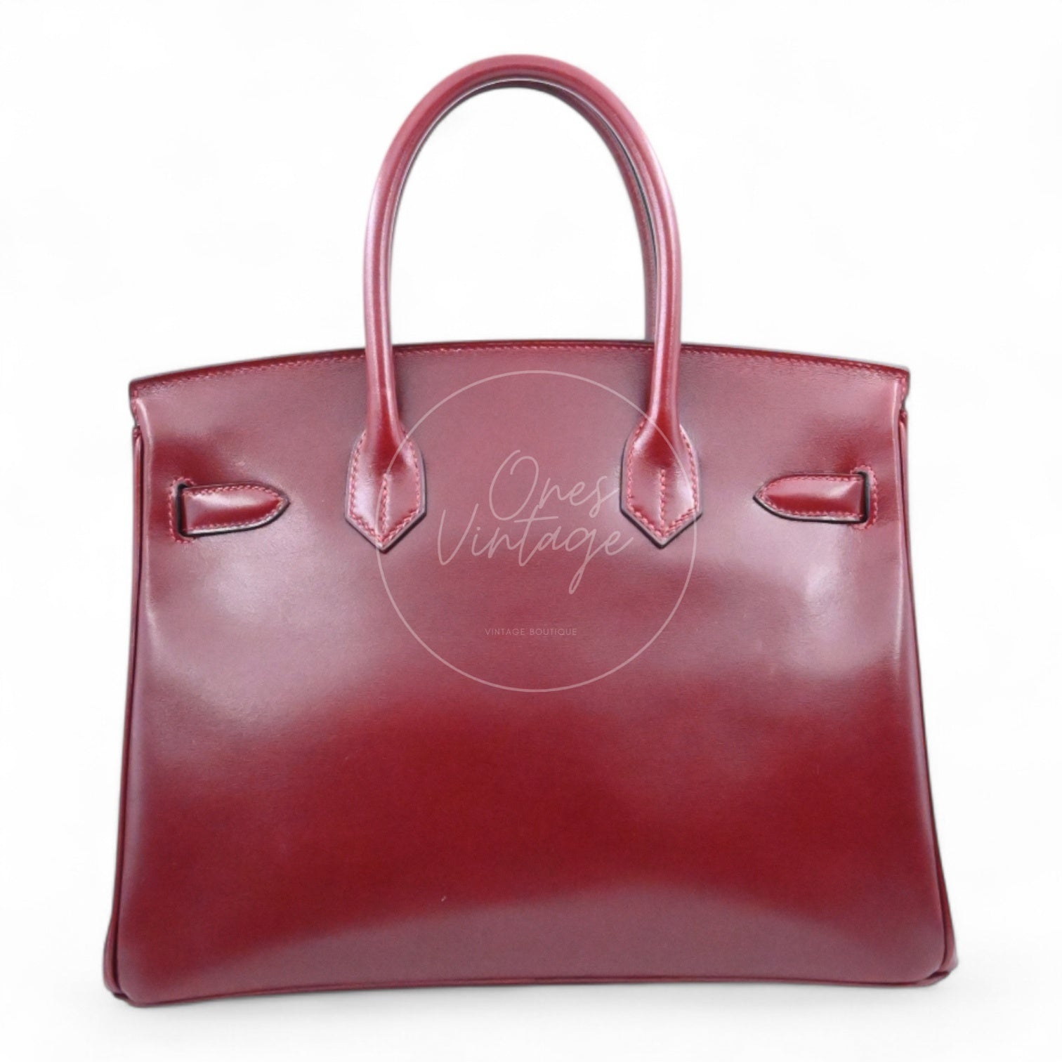 Hermes Birkin 30 Box Bag GHW Rough H Stamp X
