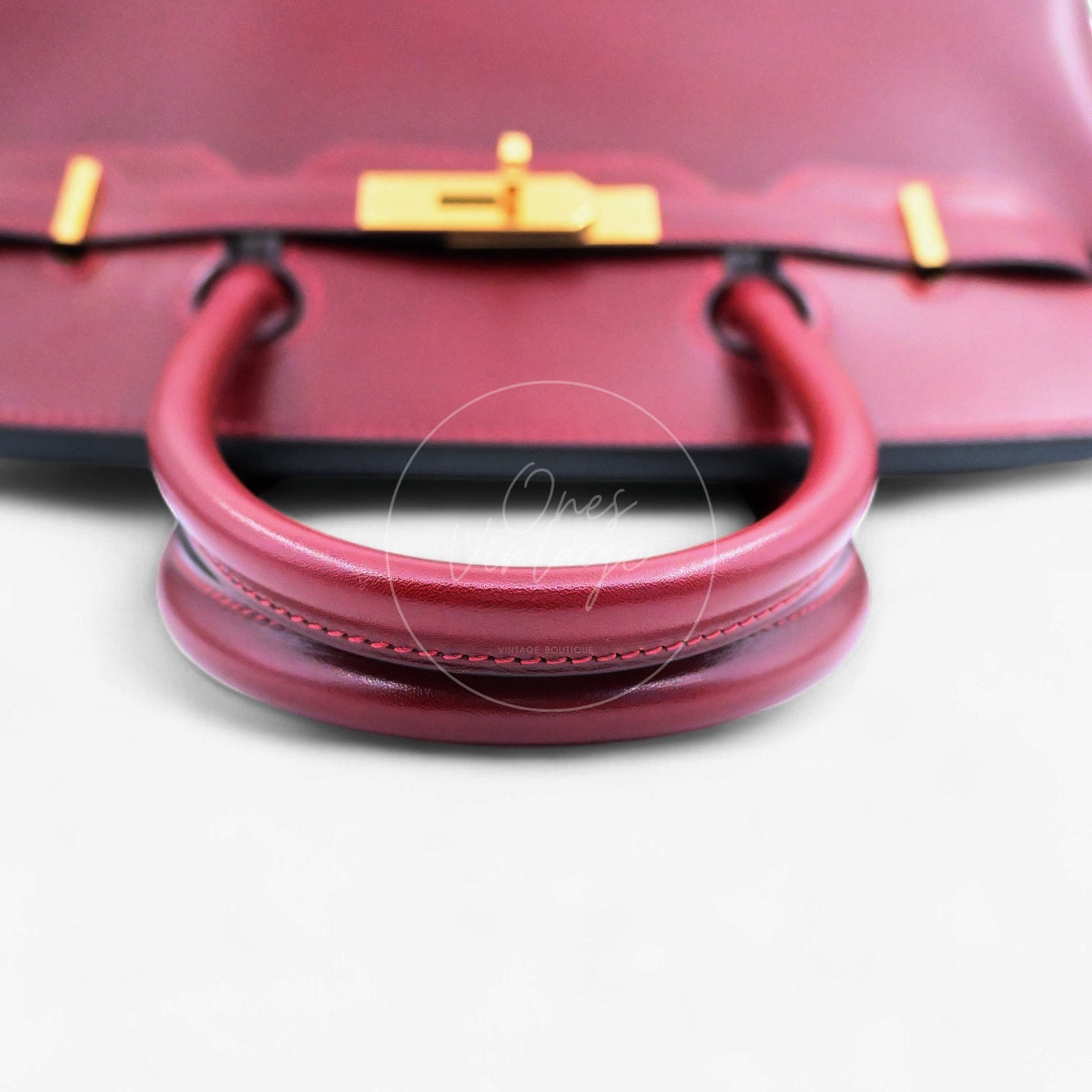 Hermes Birkin 30 Box Bag GHW Rough H Stamp X