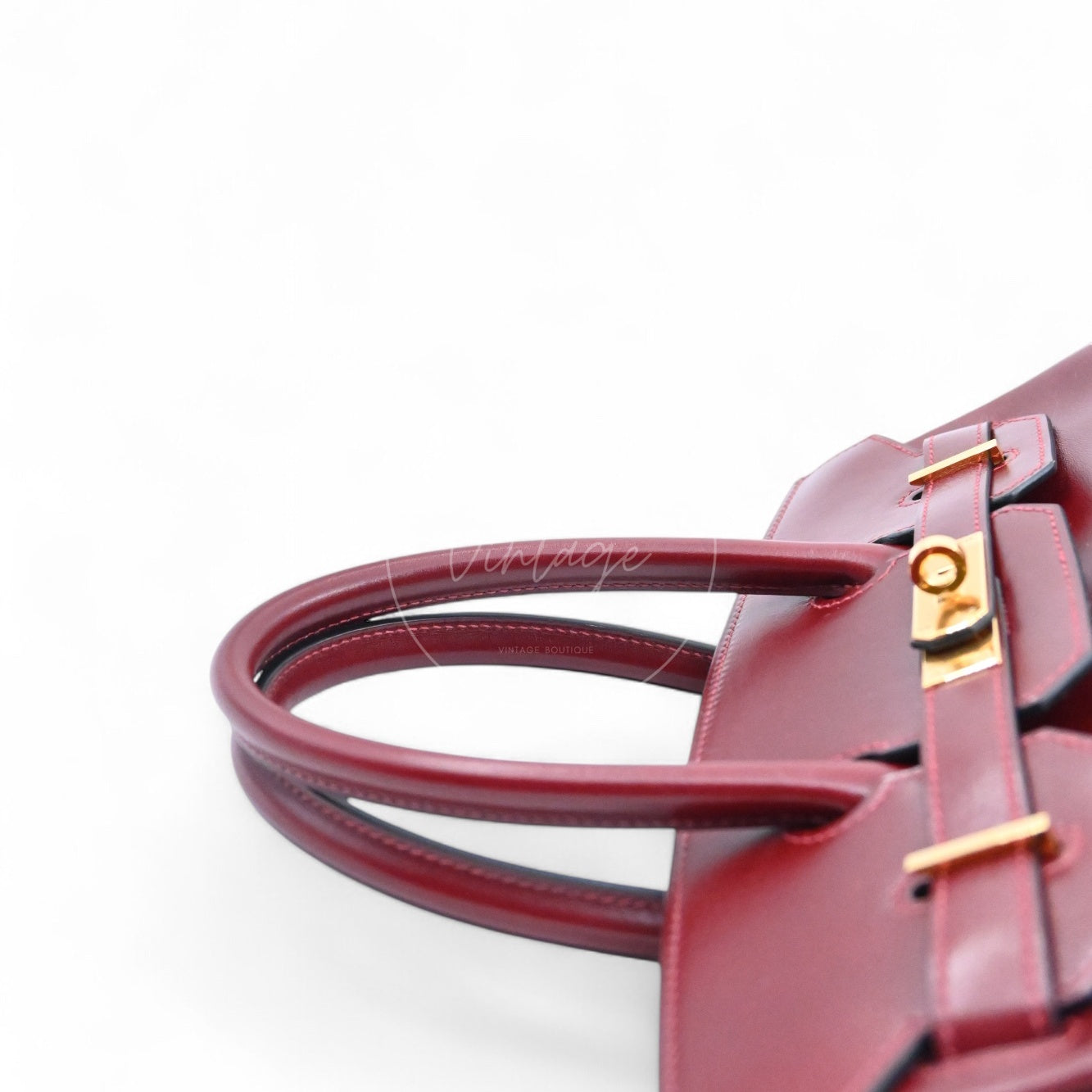 Hermes Birkin 30 Box Bag GHW Rough H Stamp X