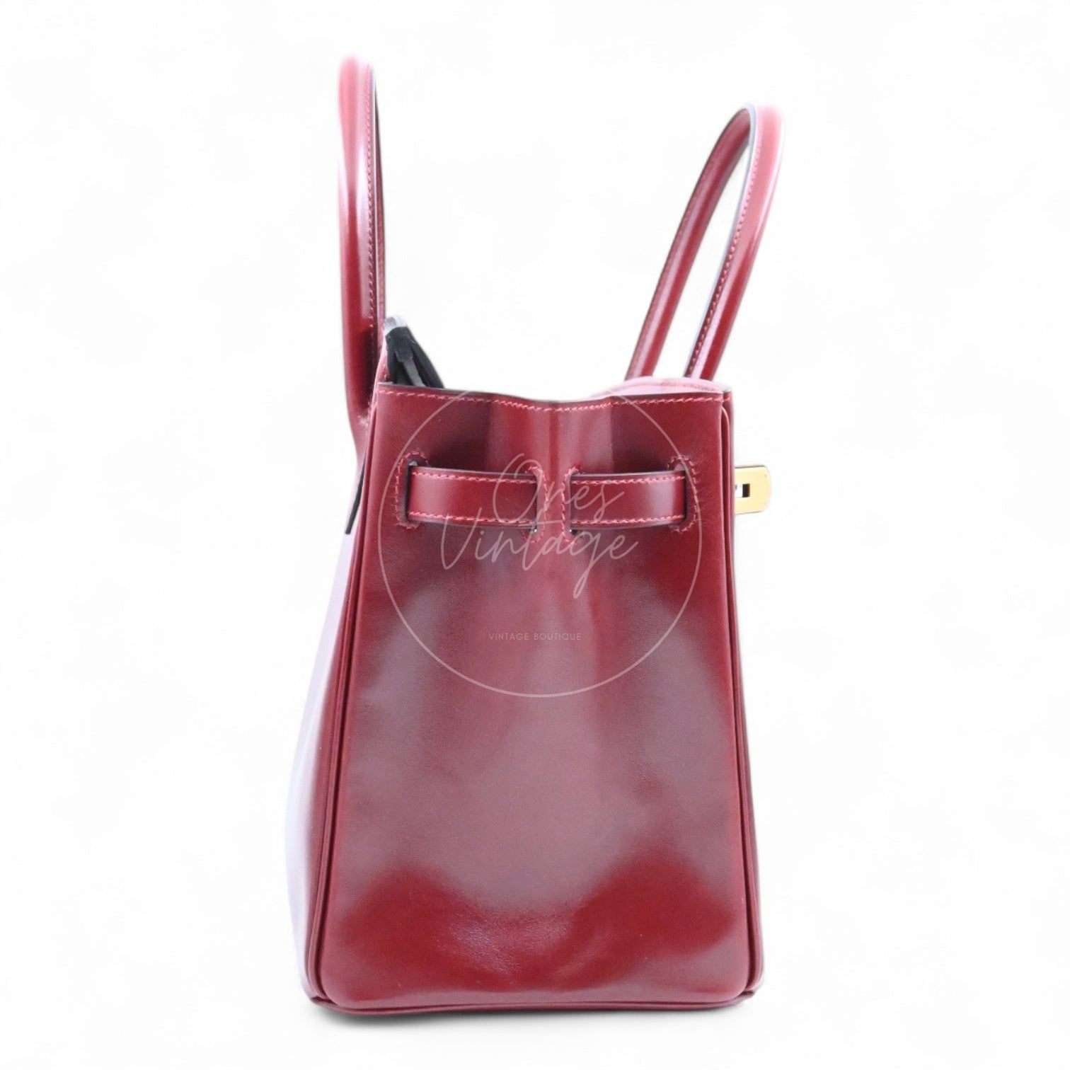 Hermes Birkin 30 Box Bag GHW Rough H Stamp X
