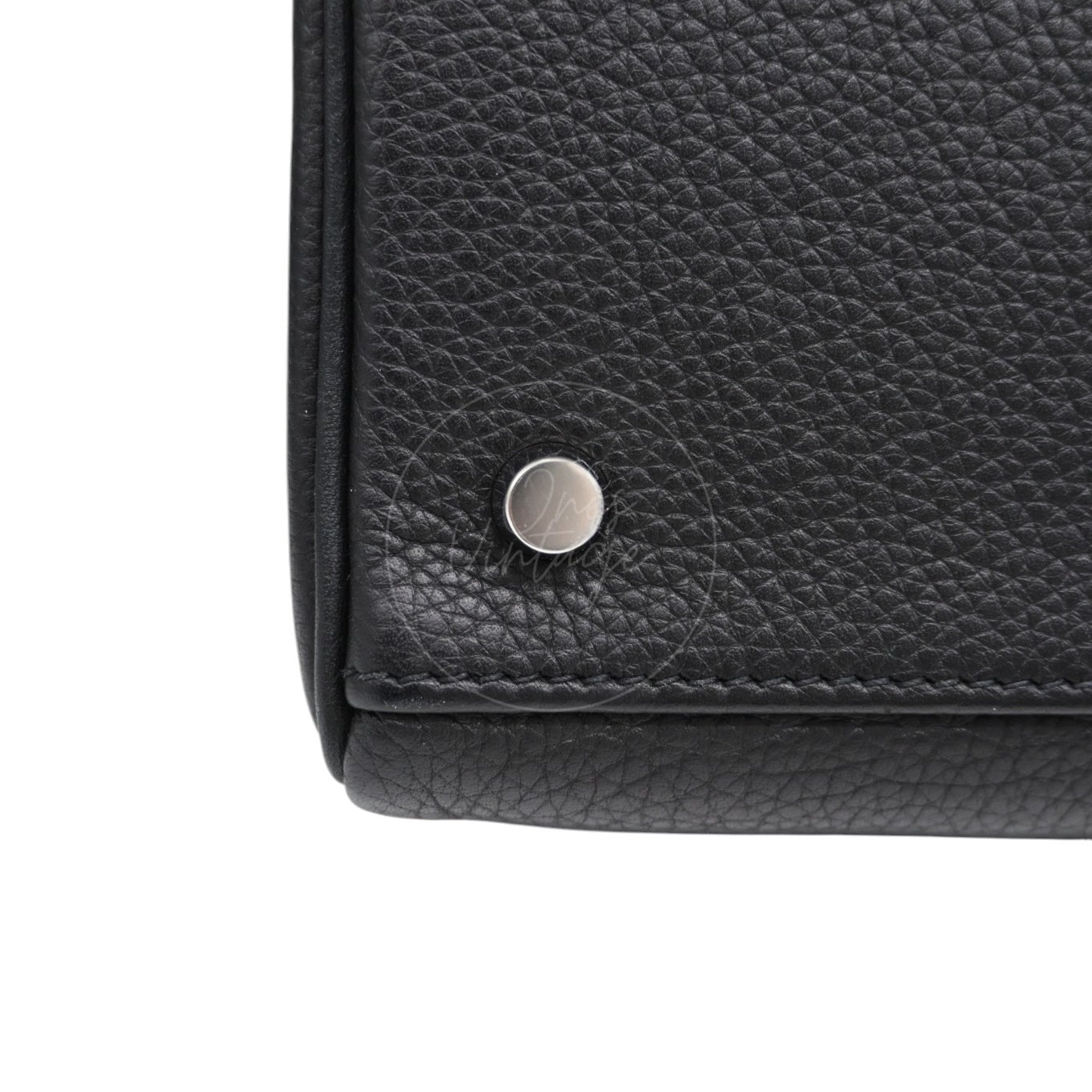Hermès Clemence Fringe JPG Shoulder Kelly 42 PHW Black Square M