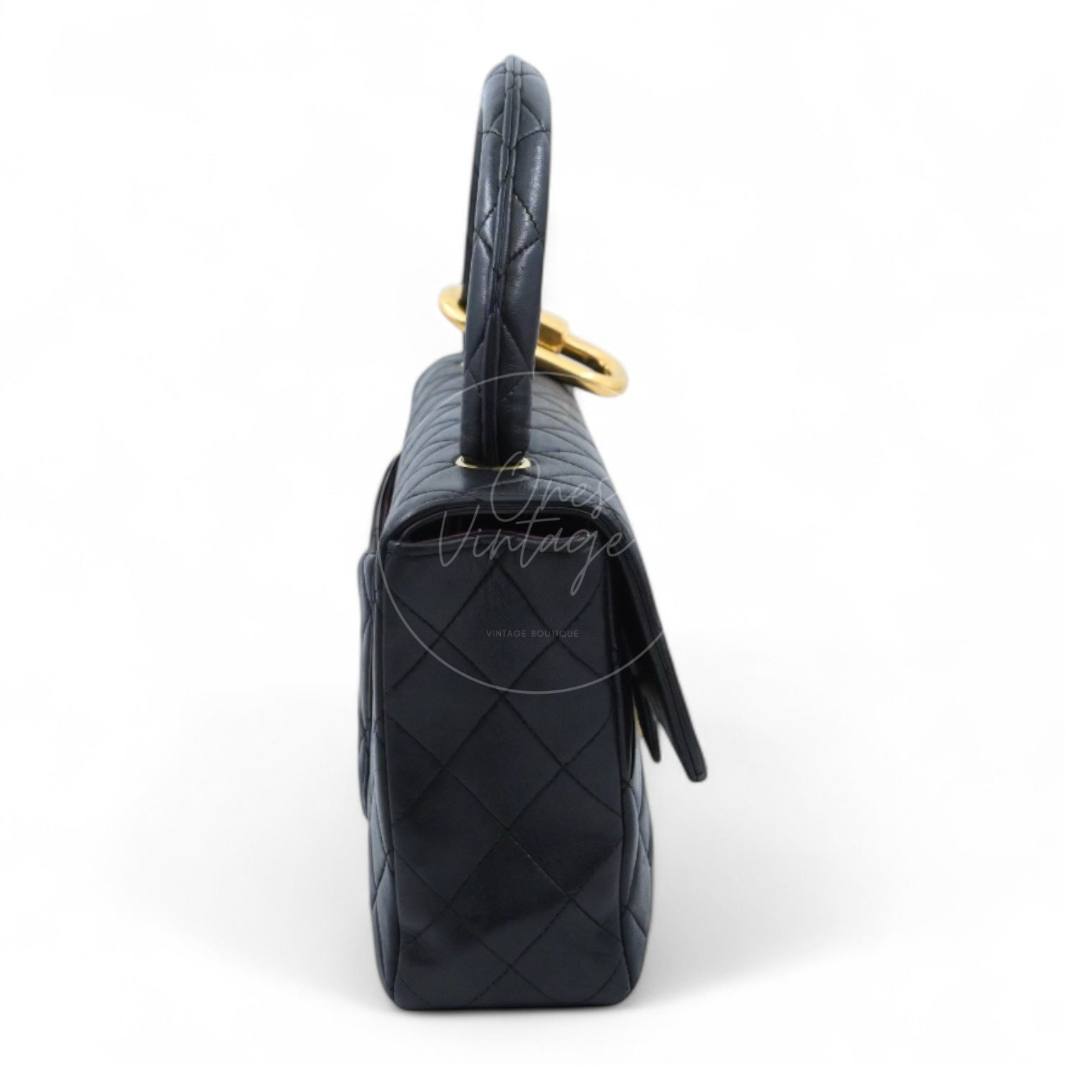 Chanel Classic Single Flap Lambskin Twin Bags GHW Black Series 3