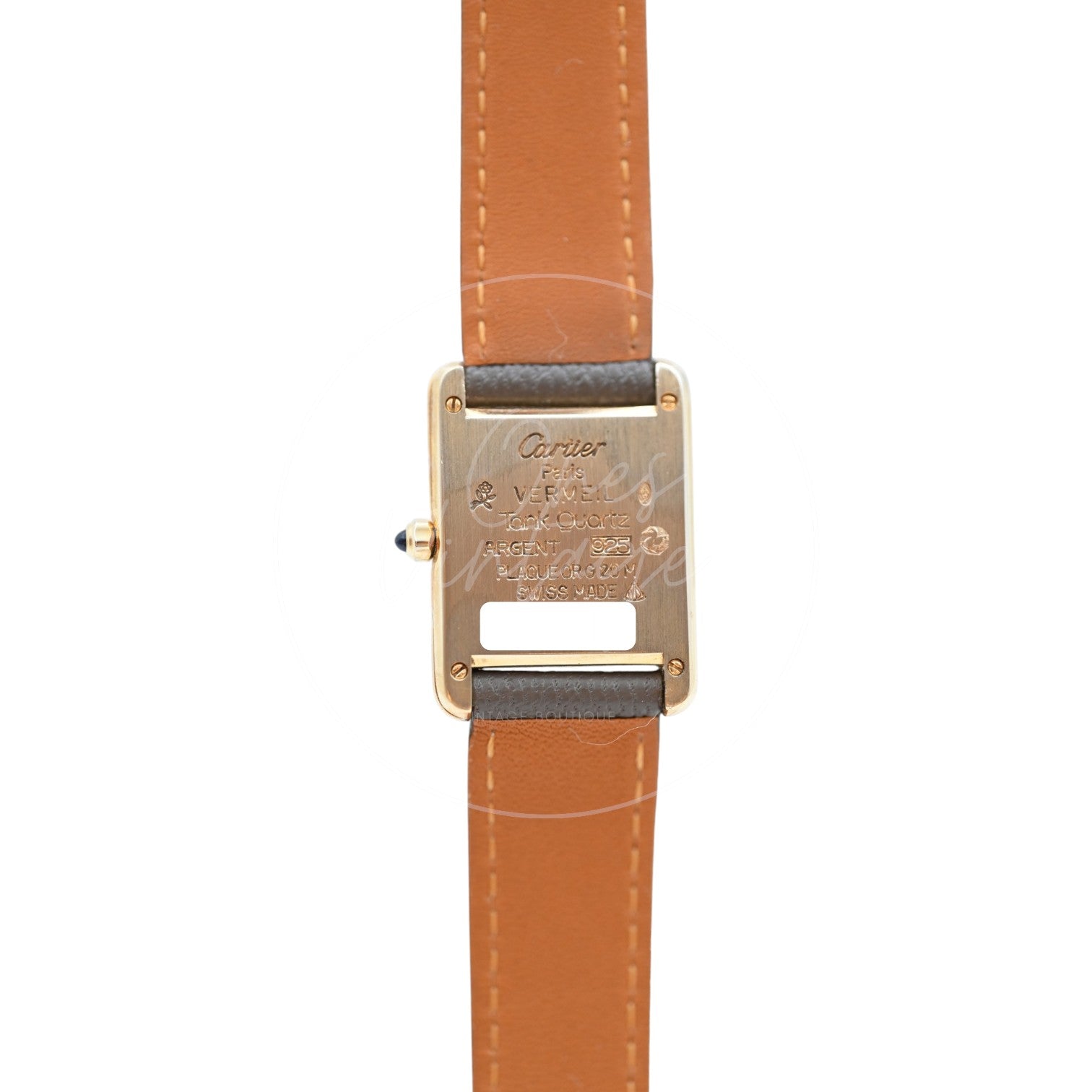 Cartier Must De Tank Quartz Breguet Numeral Dial