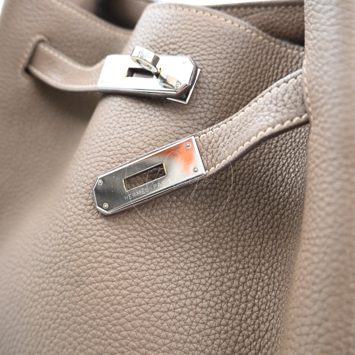 Hermes So Kelly 26 PHW Etoupe Square P
