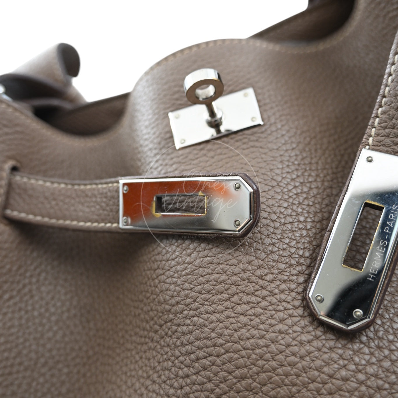 Hermes So Kelly 26 PHW Etoupe Square P