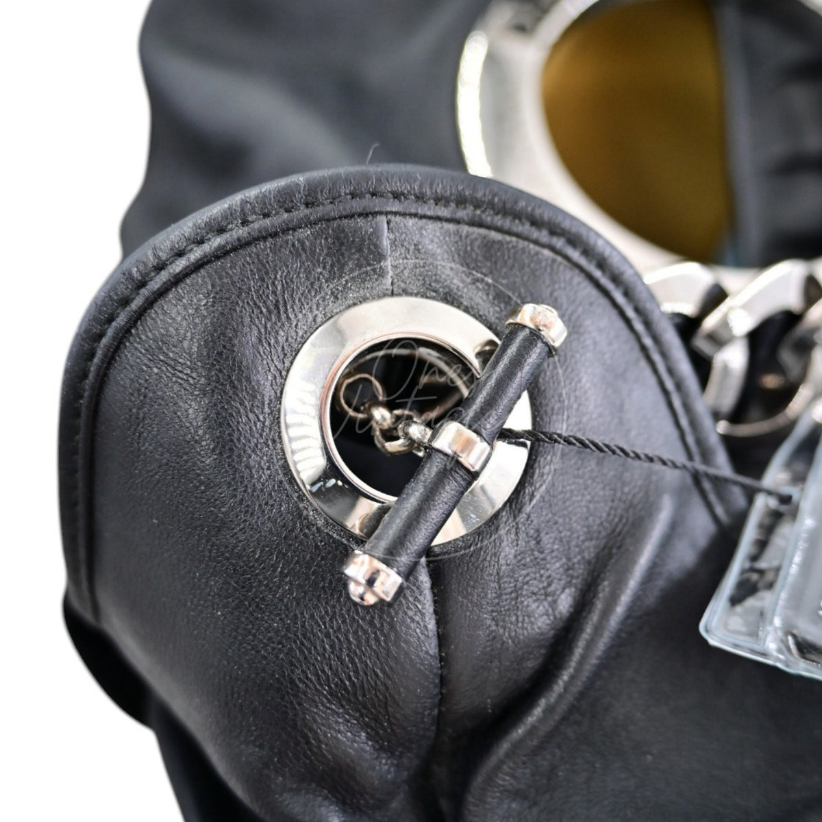 Christian Dior 42 Lambskin Jazz Club Shoulder Bag SHW Black